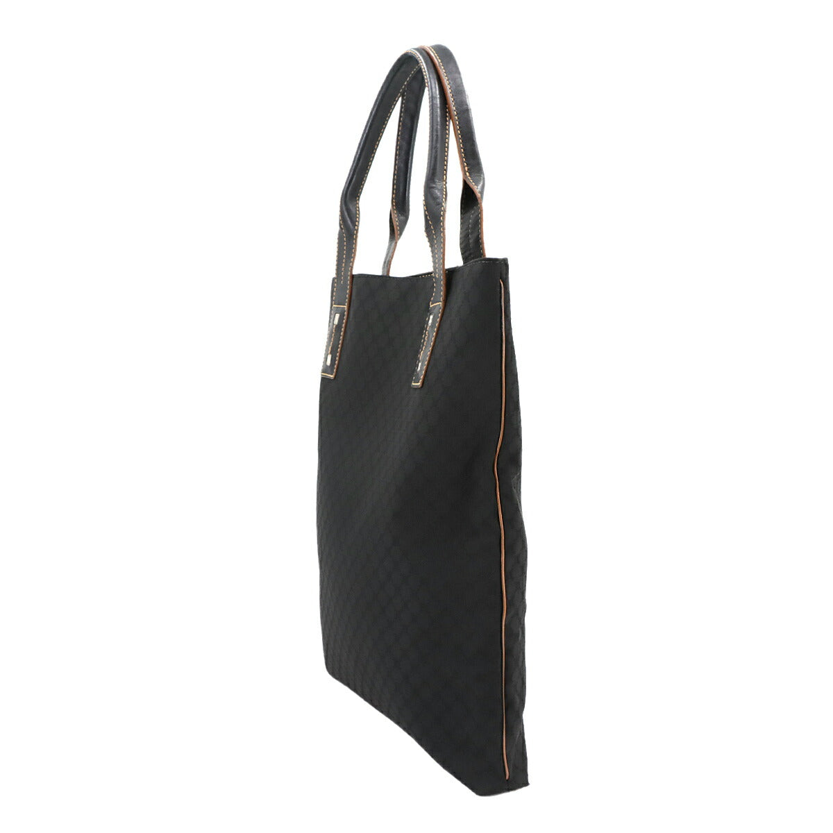 Macadam Tote Bag Nylon Leather Black Vintage Purse