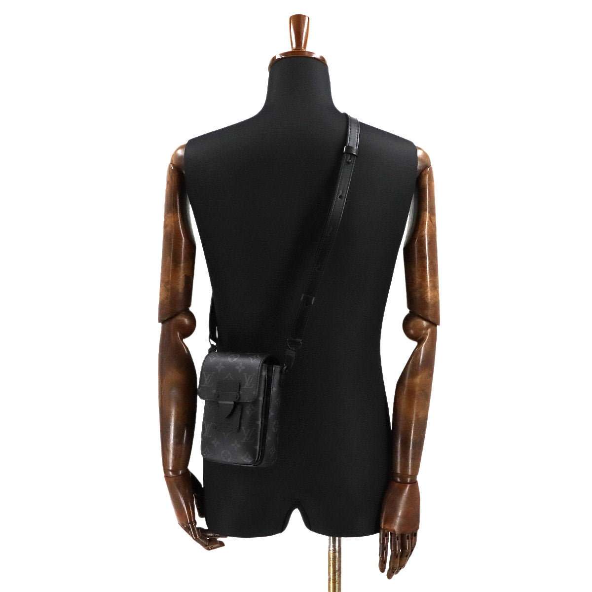 Monogram Eclipse S-Lock Vertical Wearable Wallet