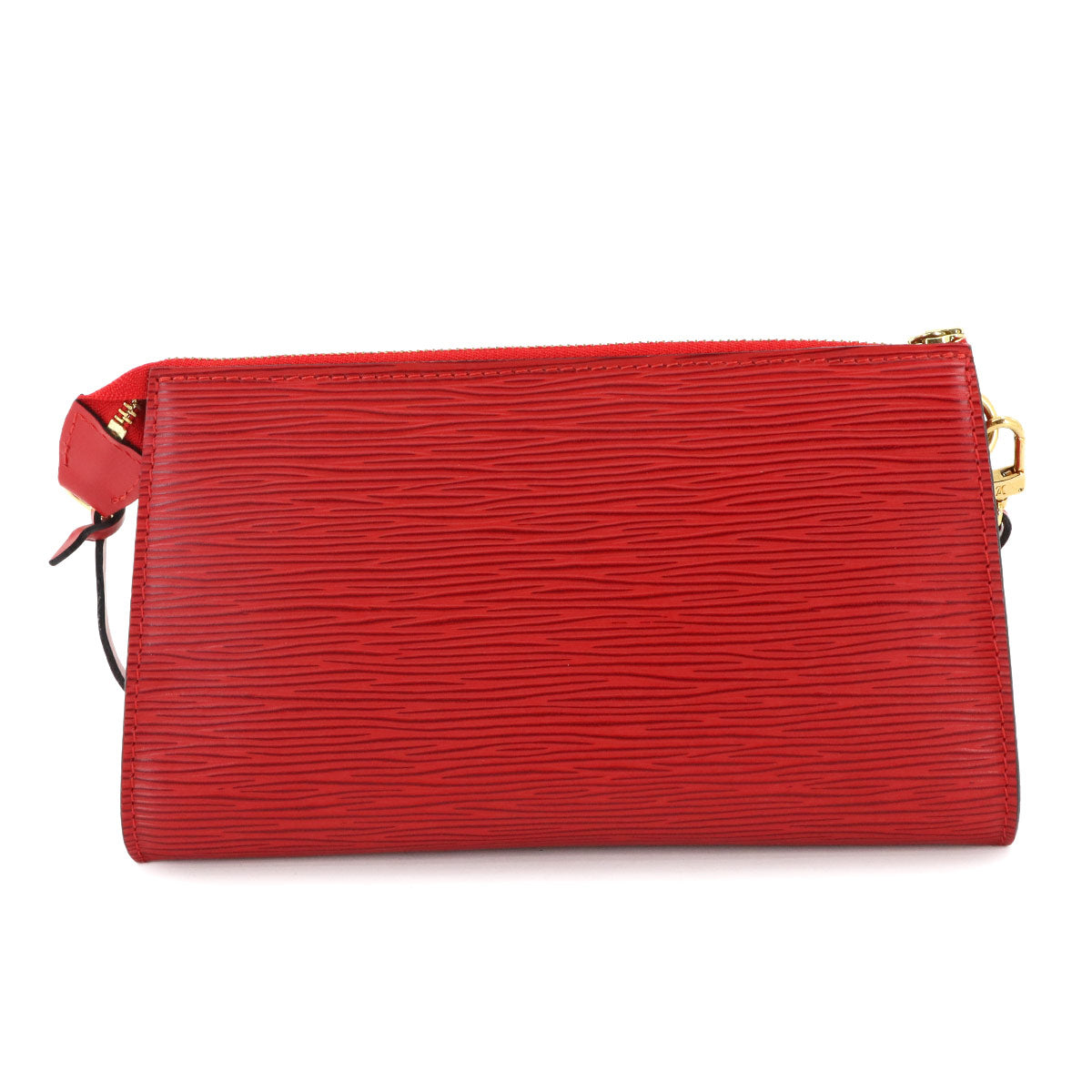 Epi Pochette Accessoires Hand Bag Castilian Red M52947