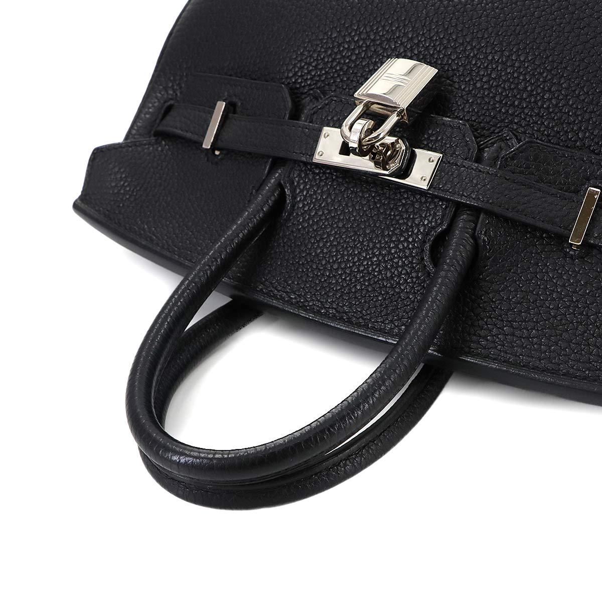 Birkin 25 Veau Togo Black Hand Bag Purse