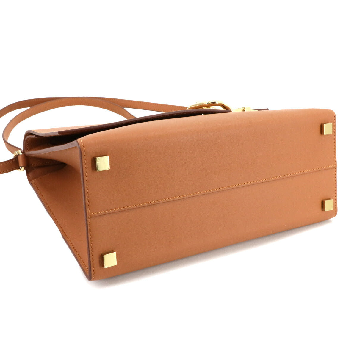 Boucle Sellier Shoulder Bag Swift Gold Purse