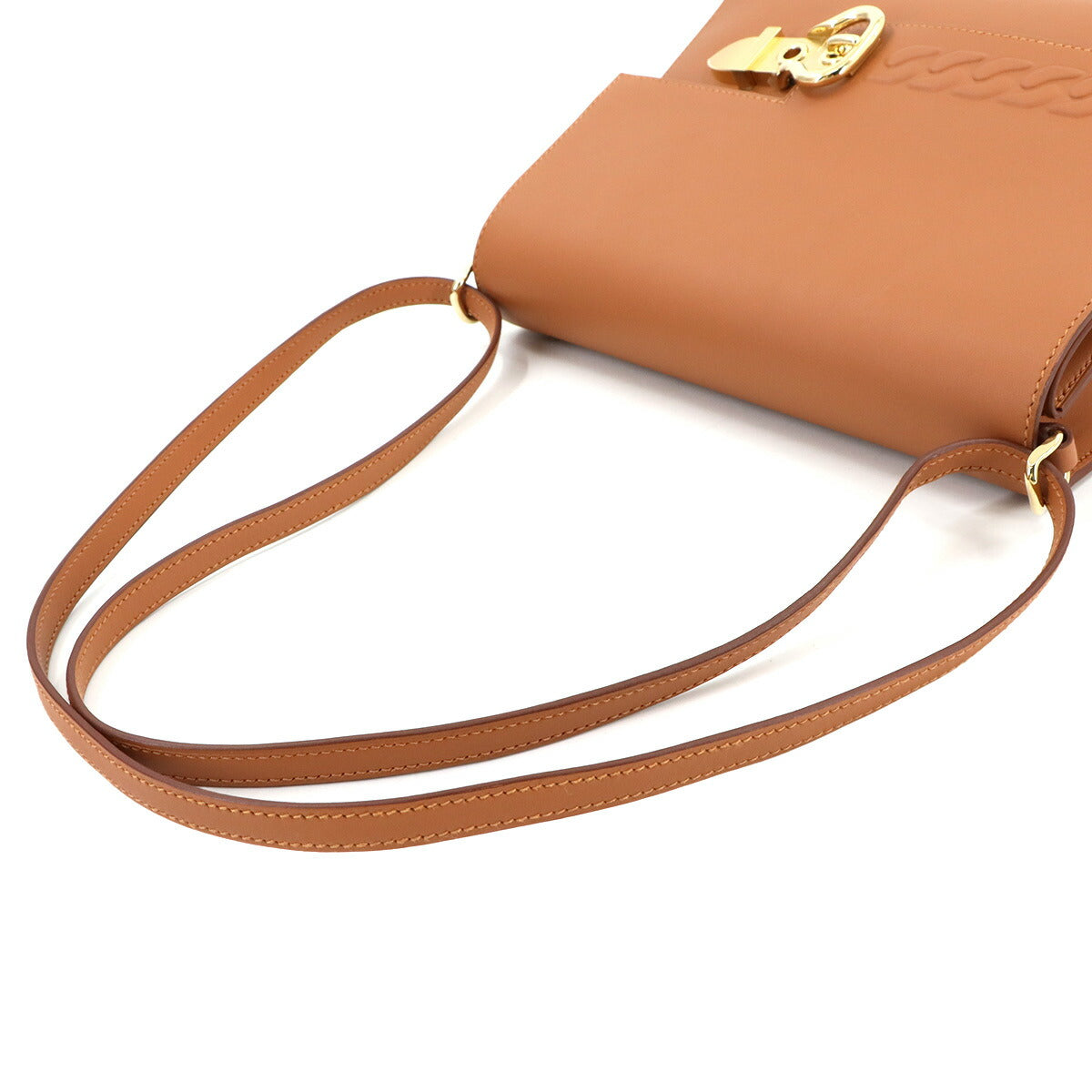 Boucle Sellier Shoulder Bag Swift Gold Purse