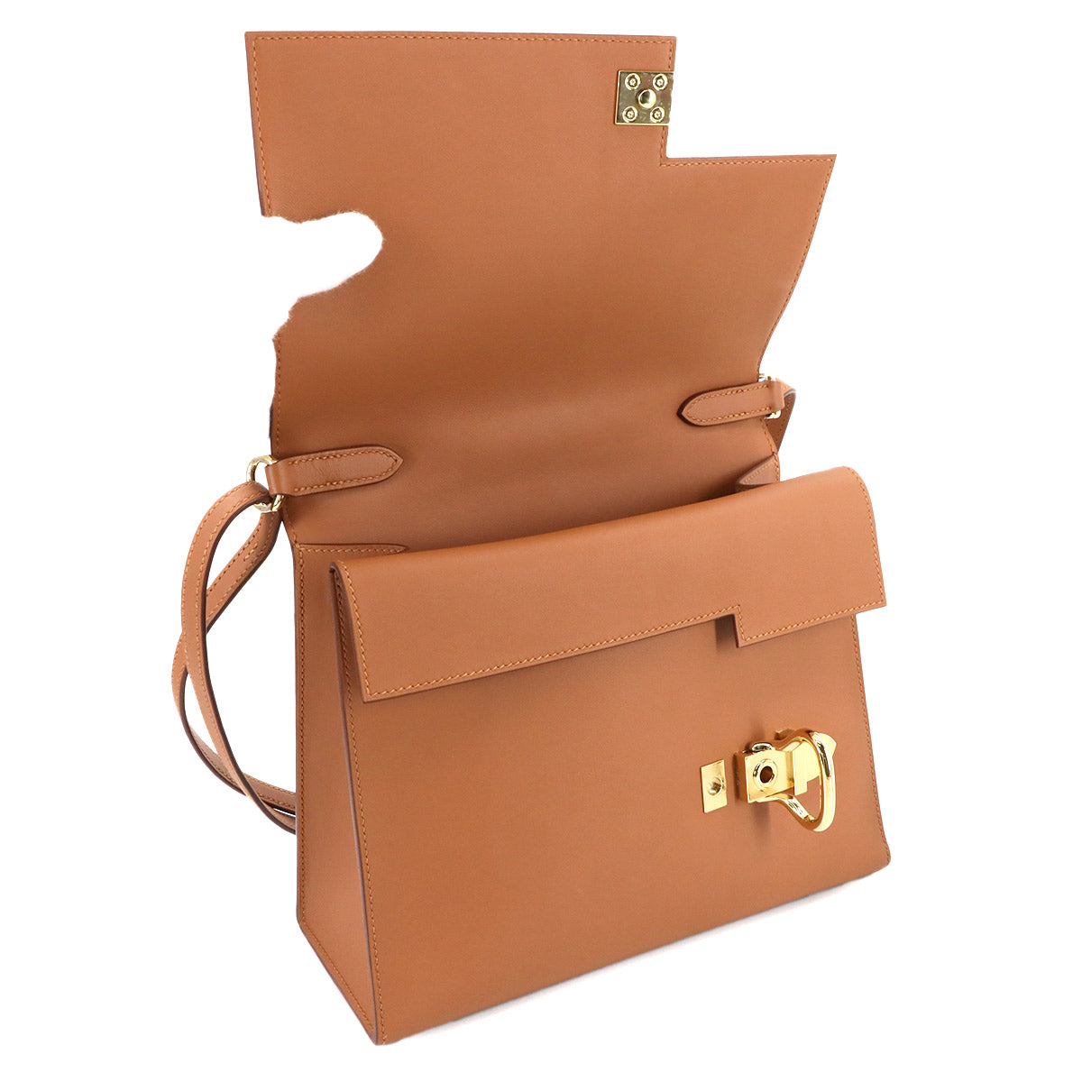 Boucle Sellier Shoulder Bag Swift Gold Purse