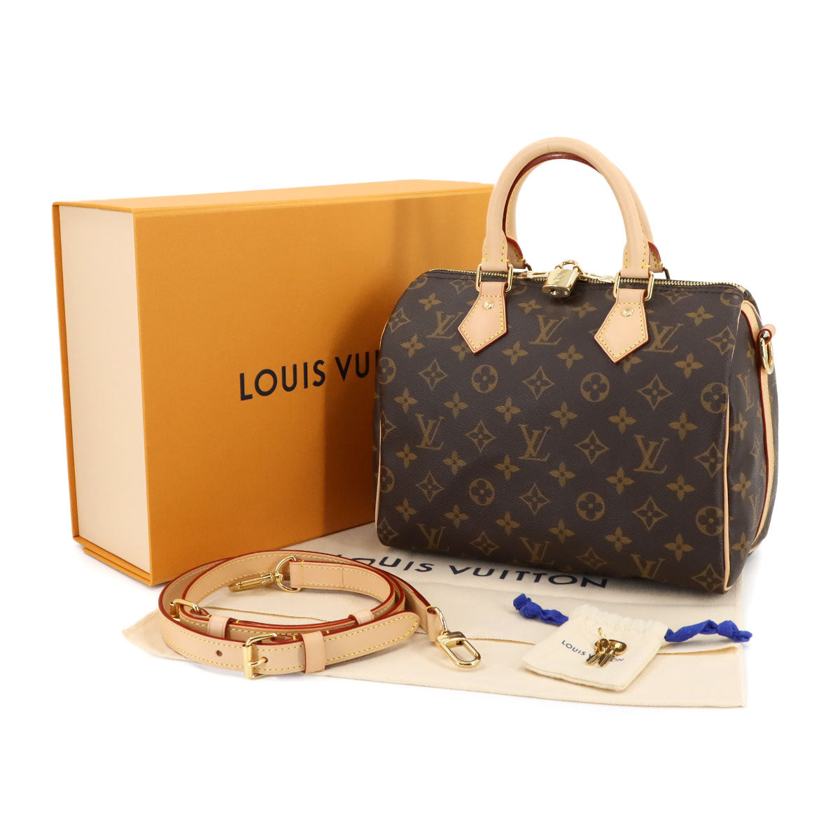 Monogram Speedy Bandouliere 25 2way Bag Brown M41113