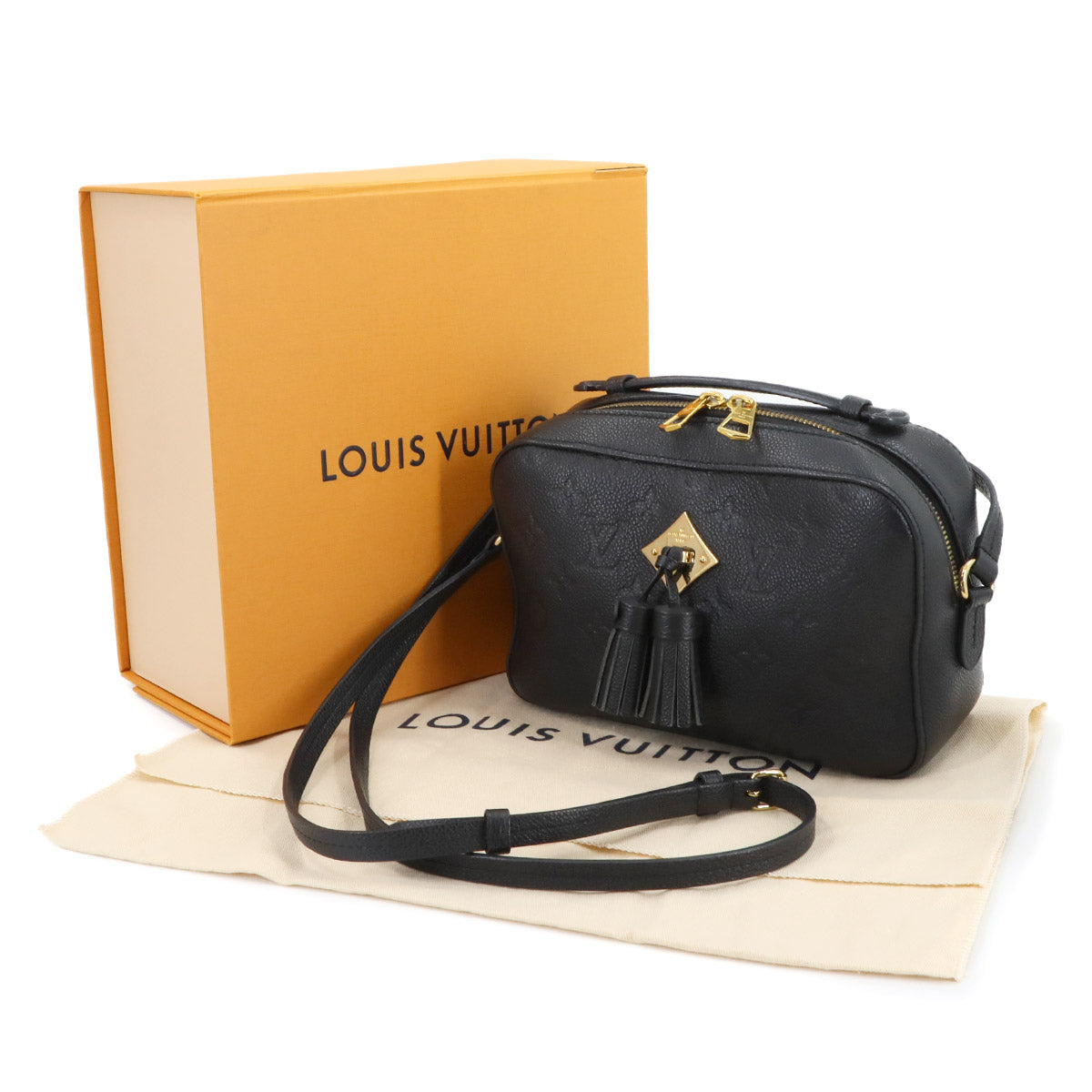 Monogram Empreinte Saintonge Shoulder Bag Noir M44593