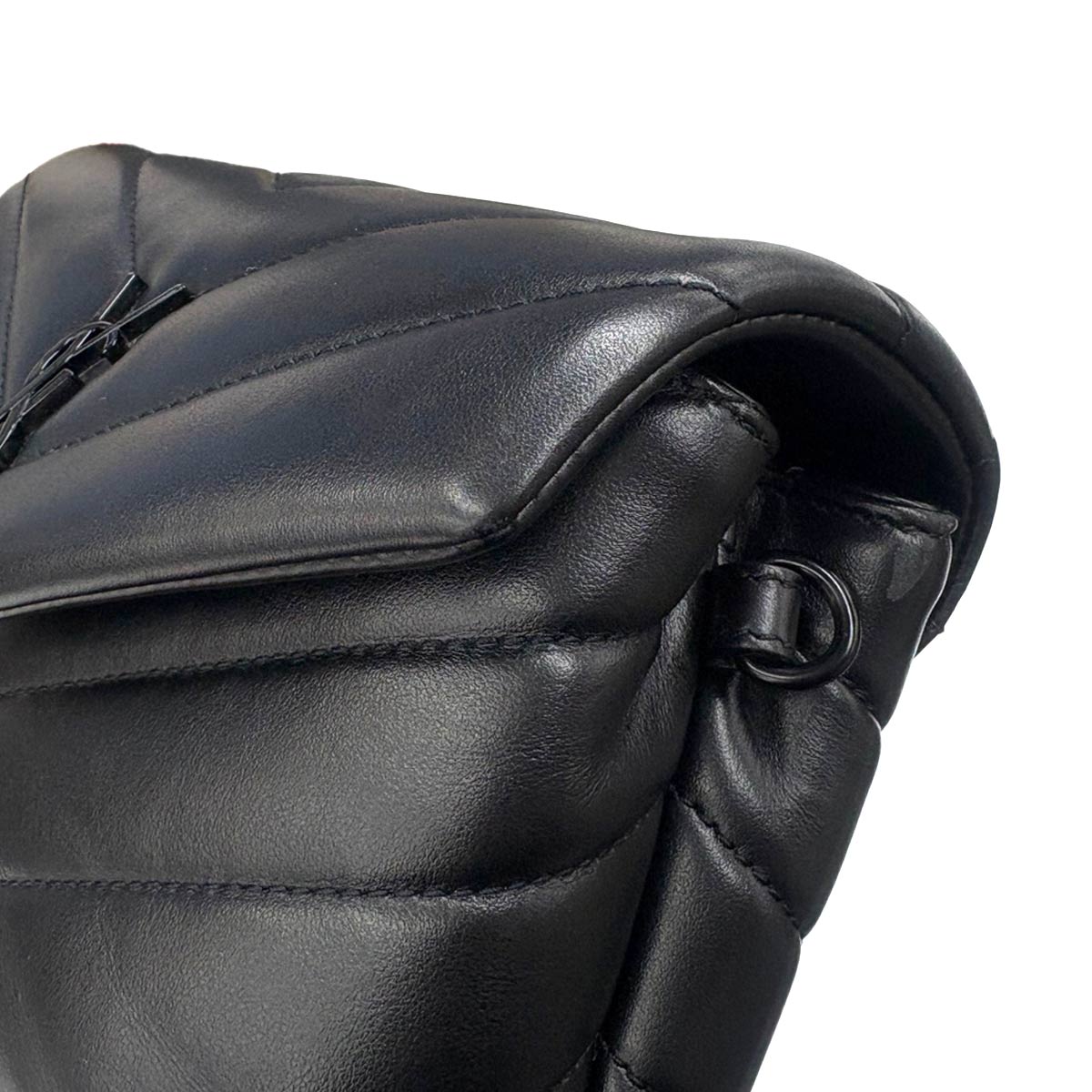 Loulou Toy Shoulder Bag Leather Black 678401