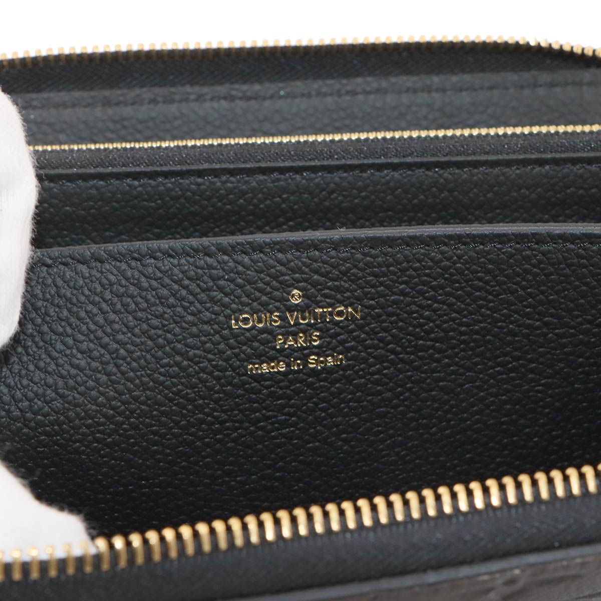 Monogram Empreinte Zippy Wallet Leather Noir M61864