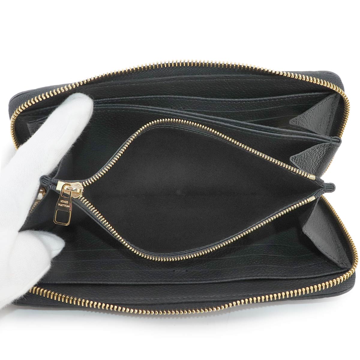 Monogram Empreinte Zippy Wallet Leather Noir M61864