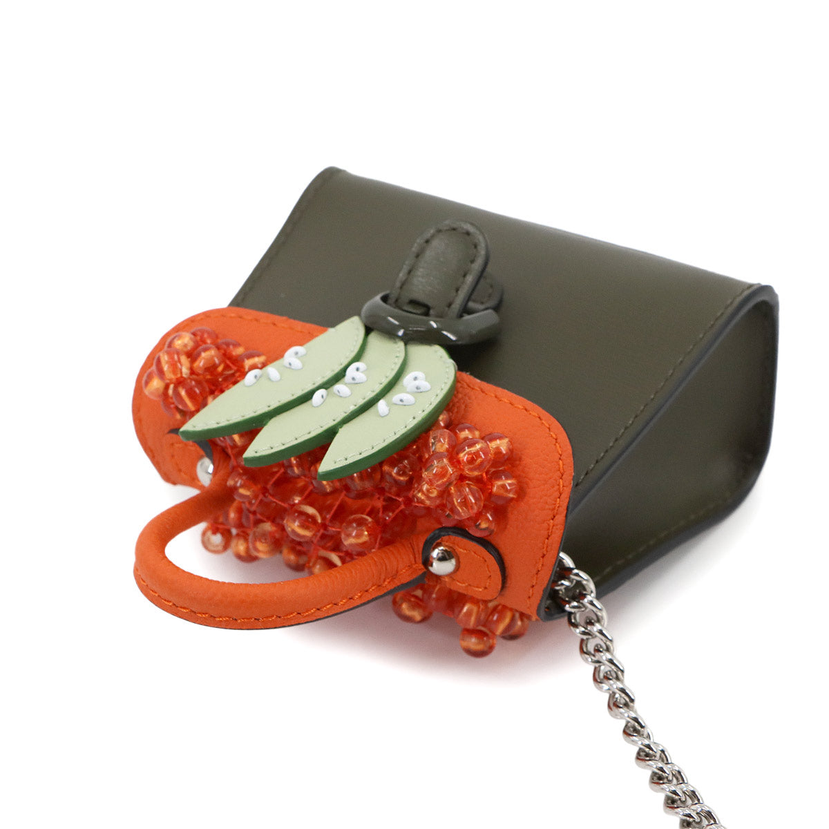 Brillant Bag Charm NIPPON SUSHI Leather Green Miniatures