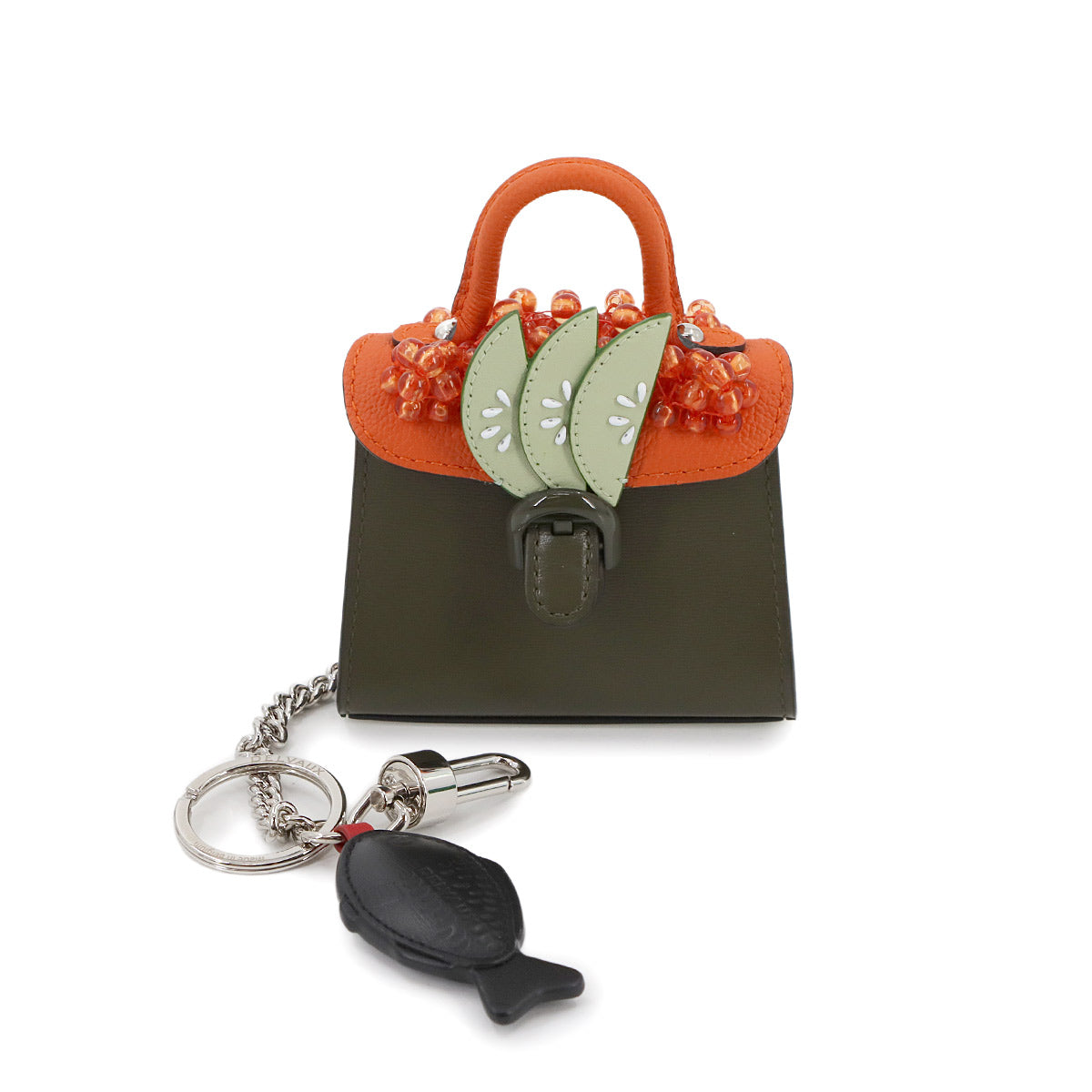 Brillant Bag Charm NIPPON SUSHI Leather Green Miniatures
