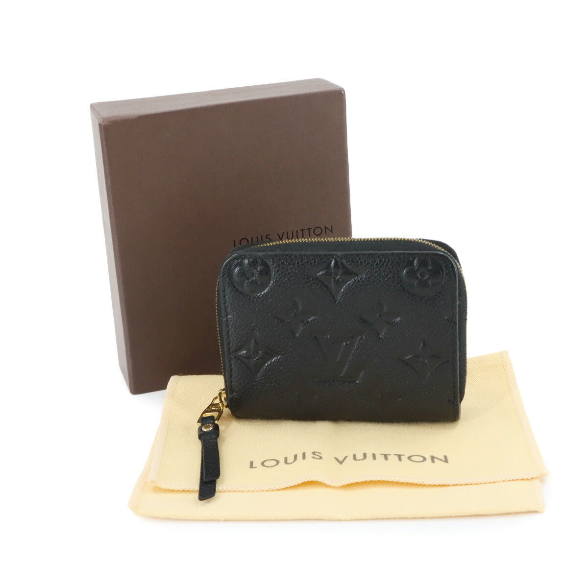 Monogram Empreinte Zippy Coin Purse Coin Case Noir M60574