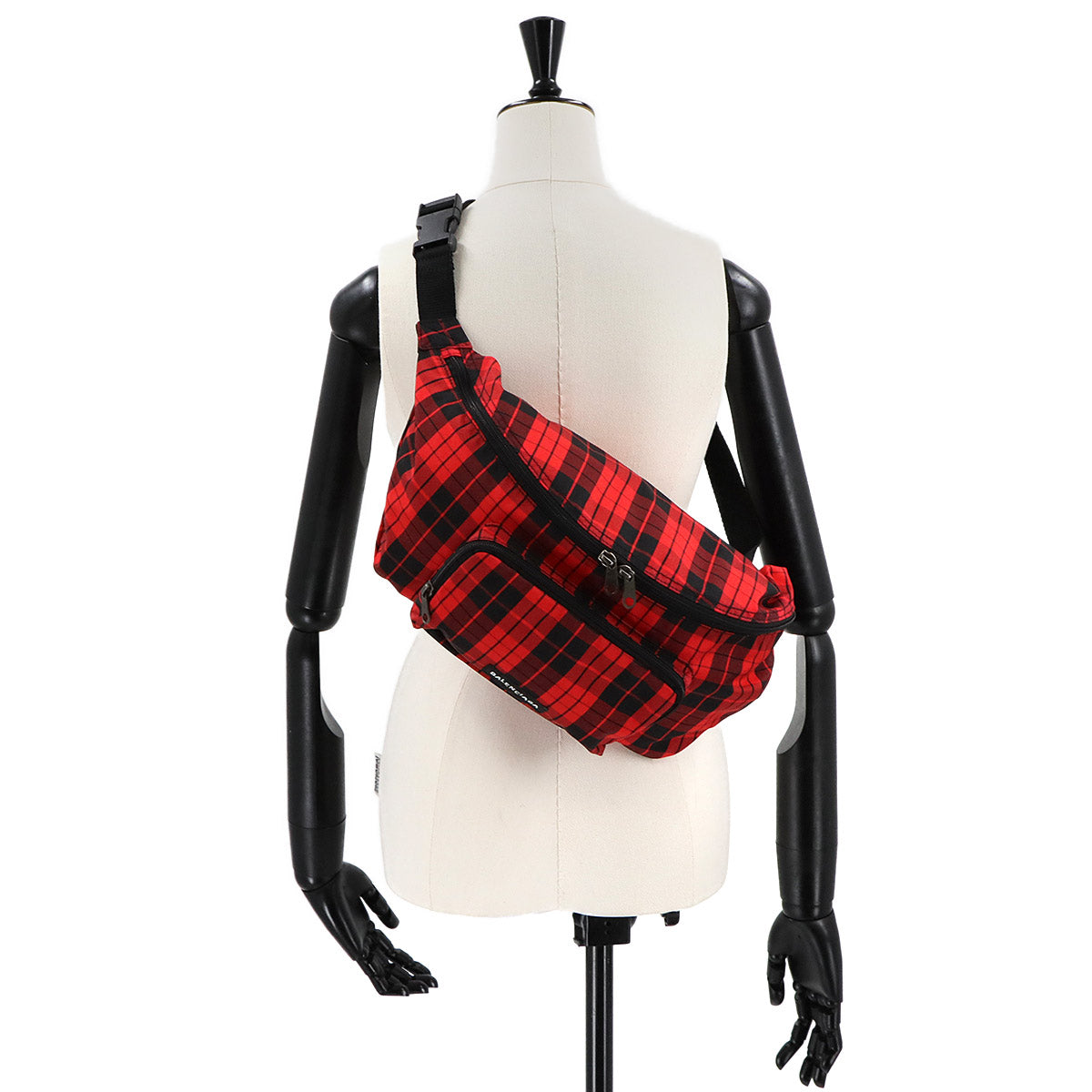 Crossbody Bag Nylon Red Black 644074 Purse 90296118