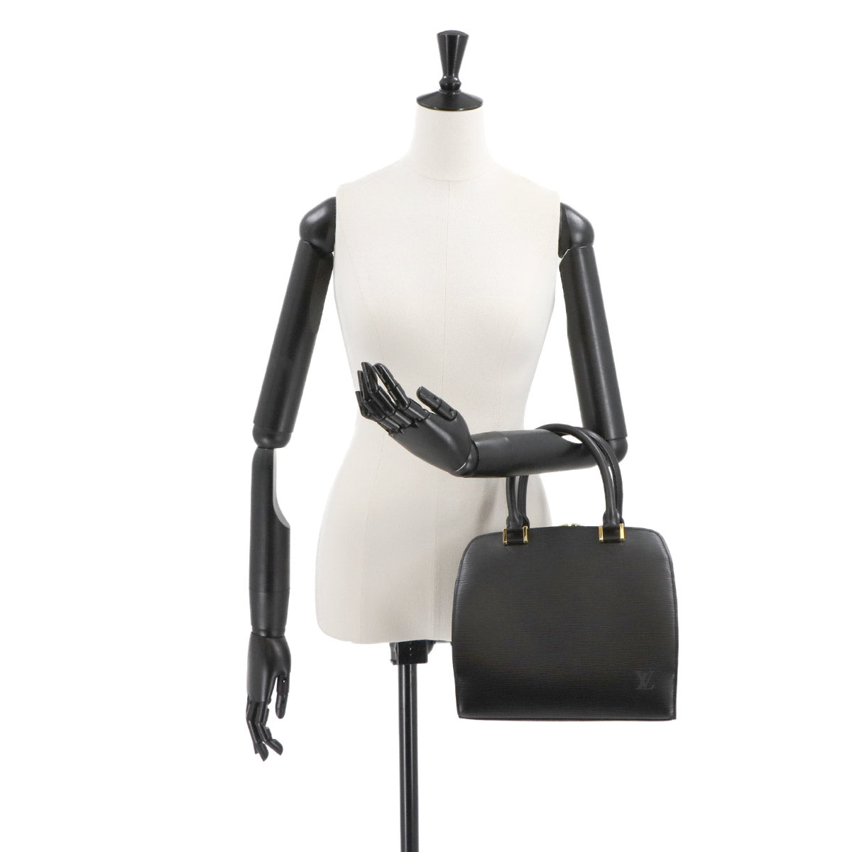 Epi Pont Neuf Hand Bag Leather Noir M52052 Purse