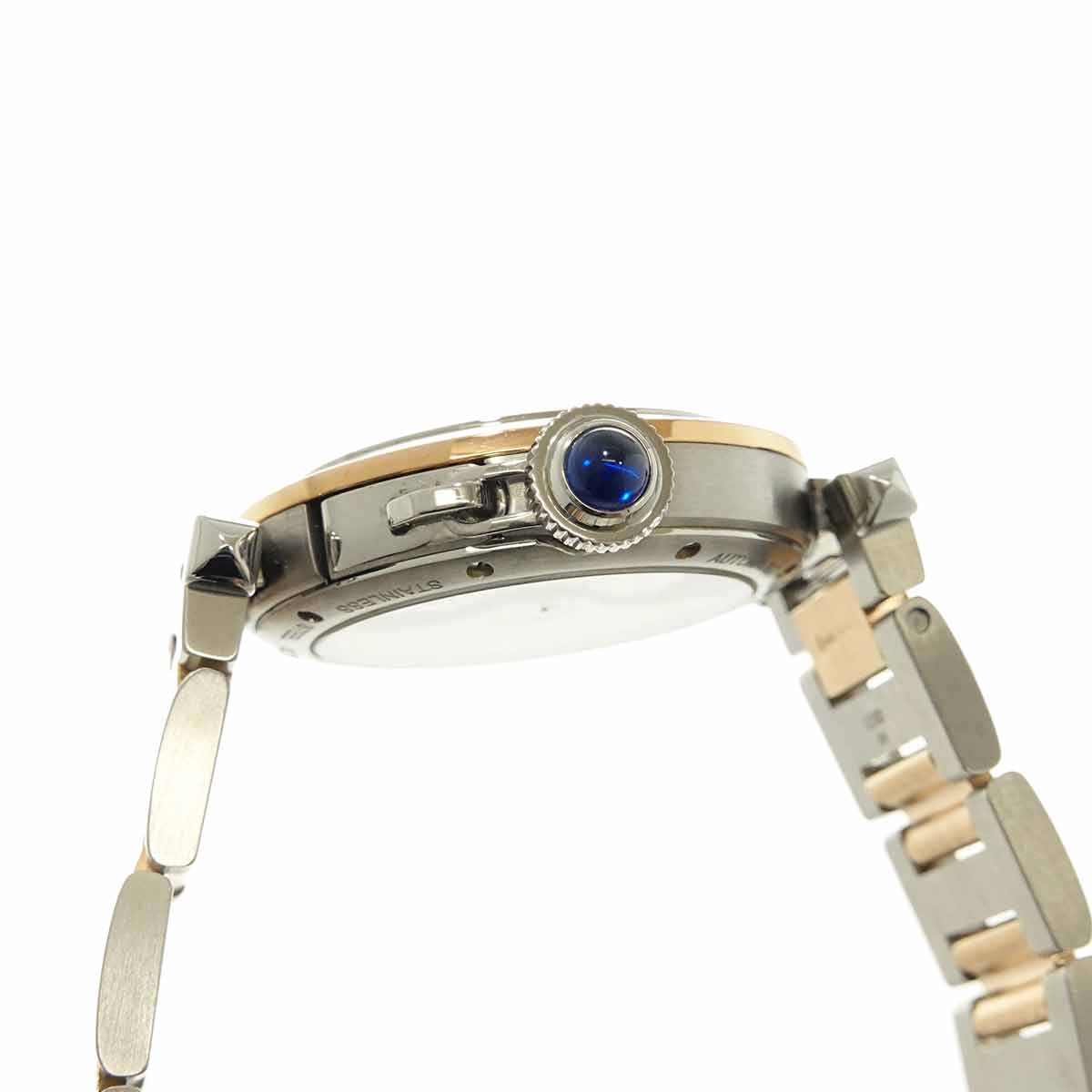 Pasha W2PA0008 Automatic 750 Pink Gold Silver Dial Mens Watch