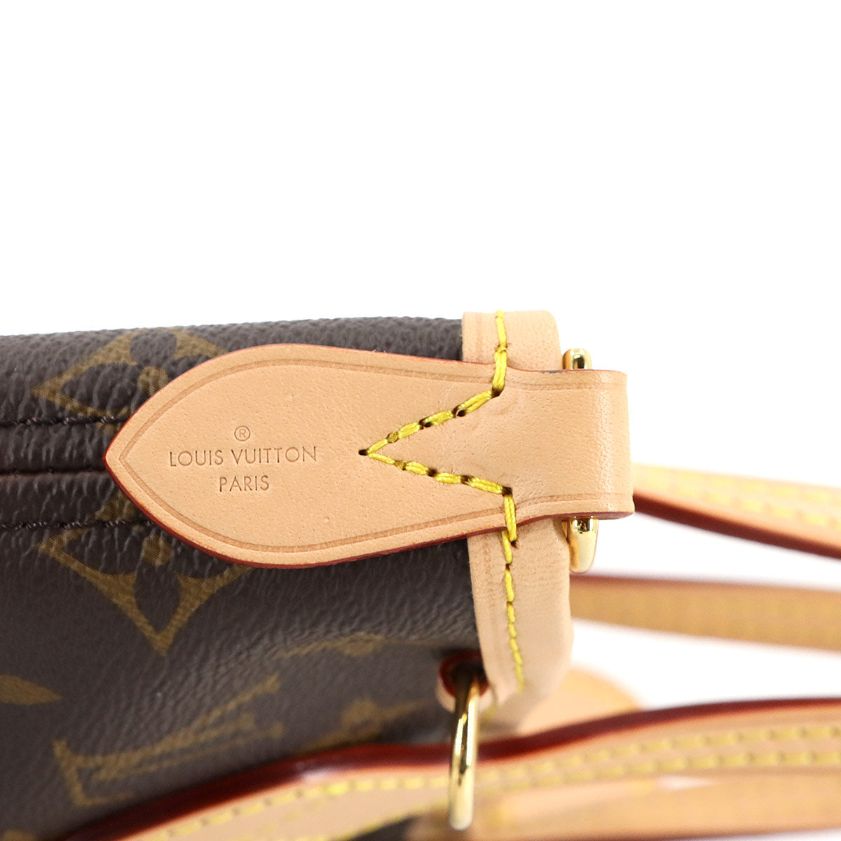 Monogram Neverfull BB Tote Shoulder Bag Brown M46705