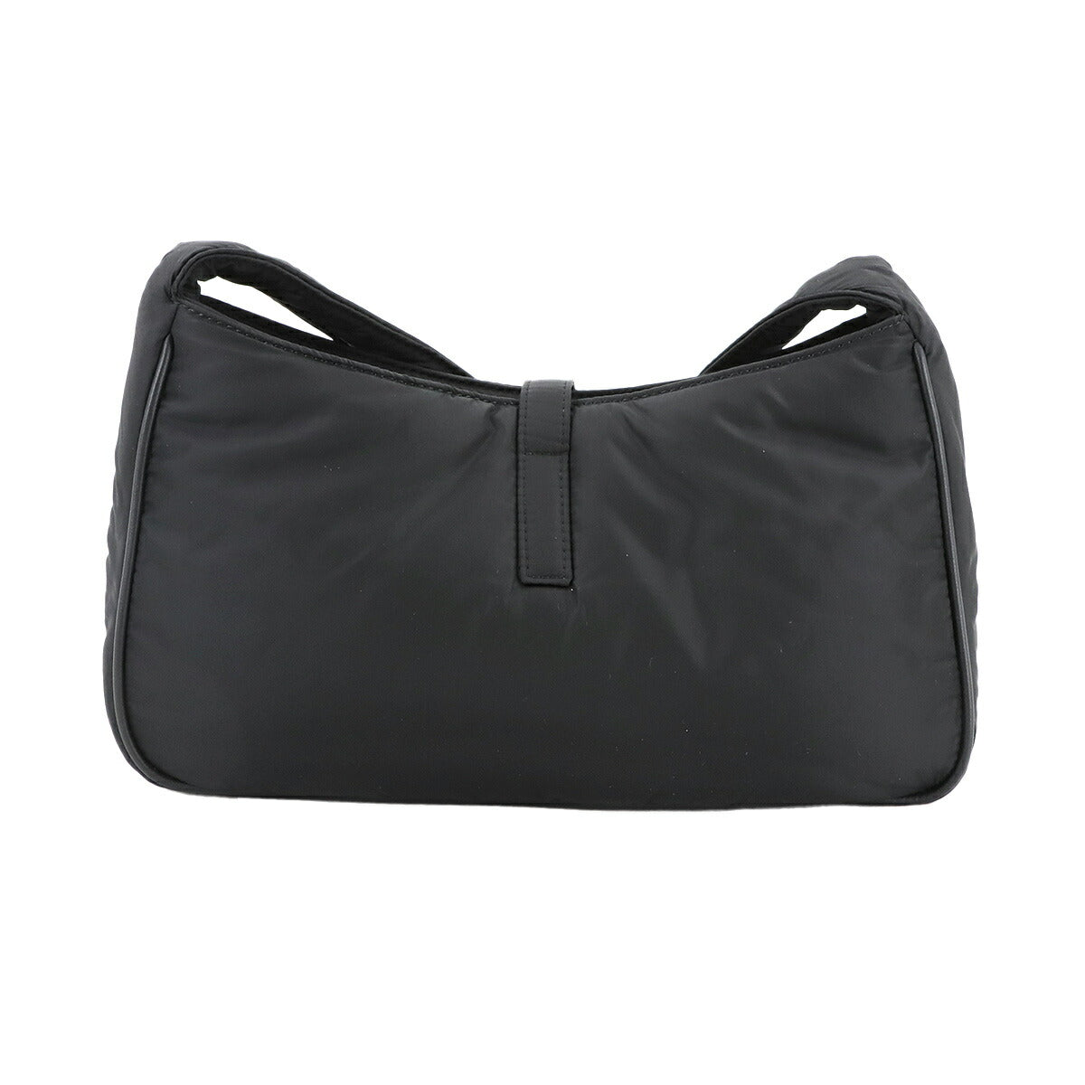 Shoulder Bag Nylon Leather Black 733294 Purse