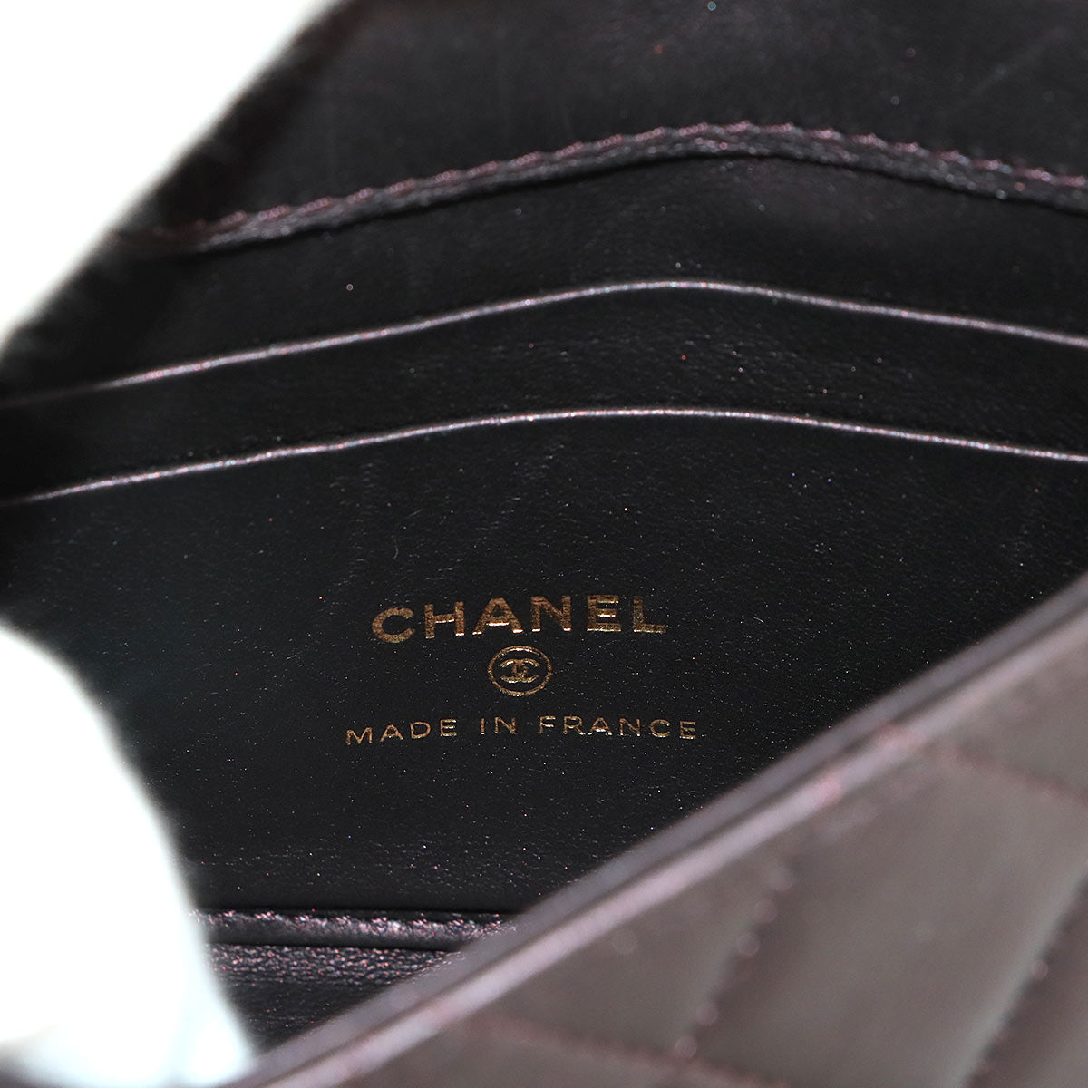 Top Handle Mini Flap Bag with Chain Leather Purple AP2682