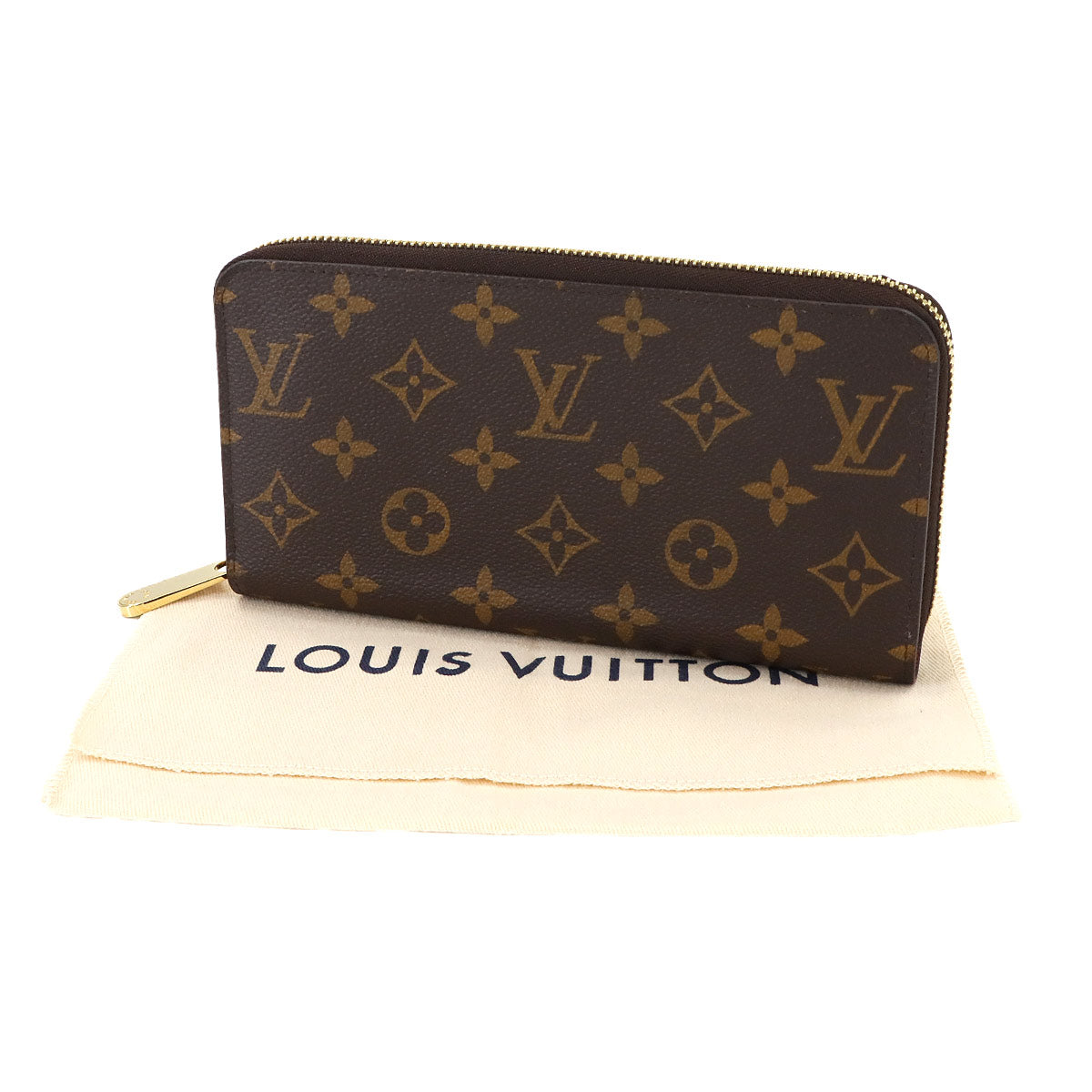 Monogram Zippy Wallet Long Brown Fuchsia M41895 Purse