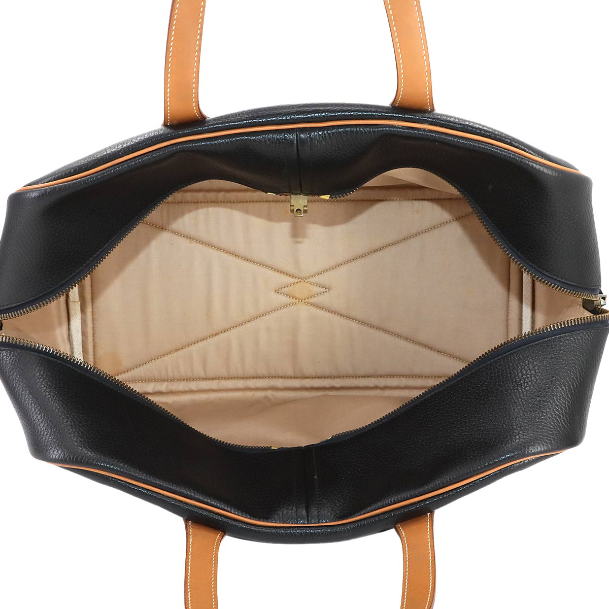 Victoria 43 Hand Bag Ardennes Black Brown Purse