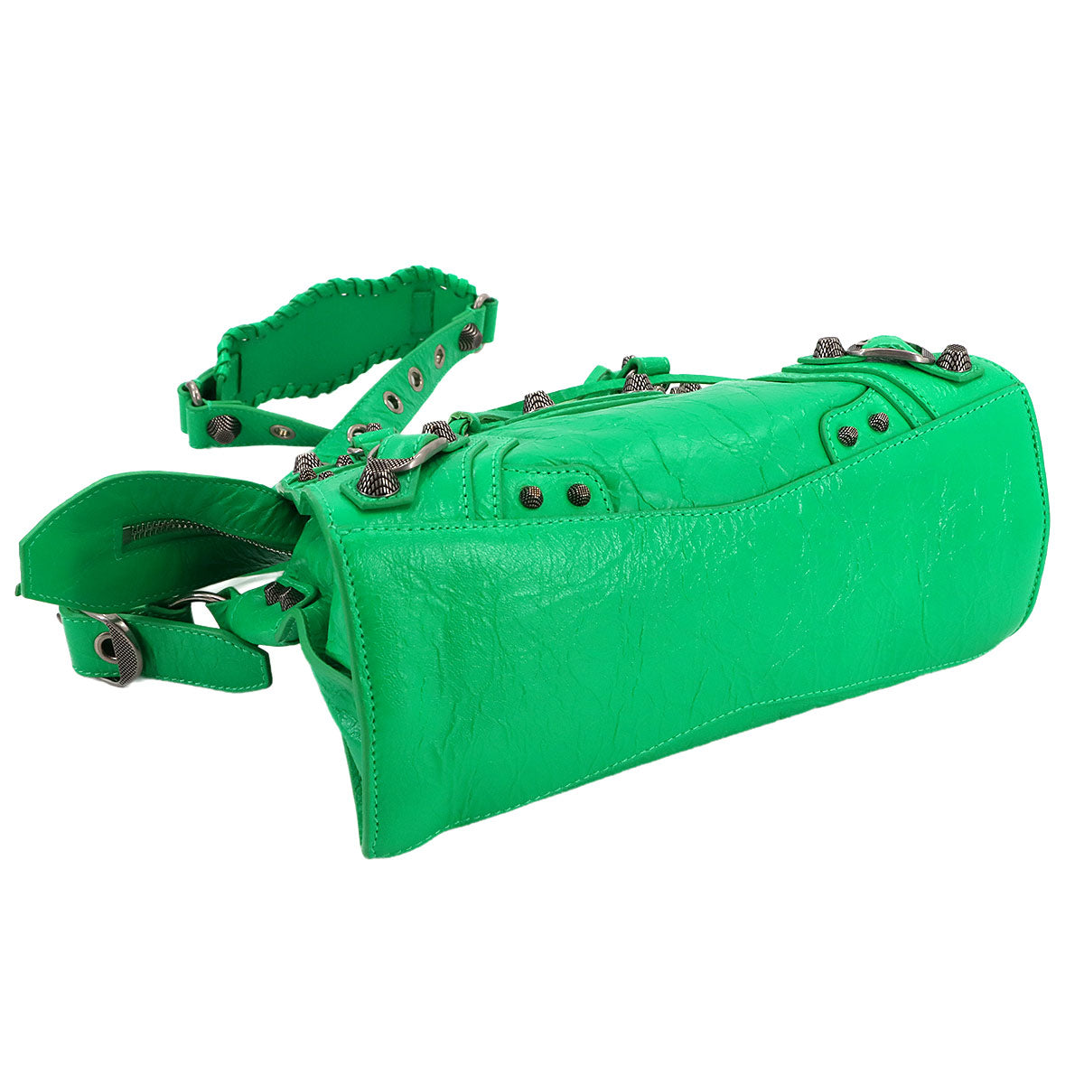 Neo Cagole XS Hand Shoulder Bag Leather Green 700940
