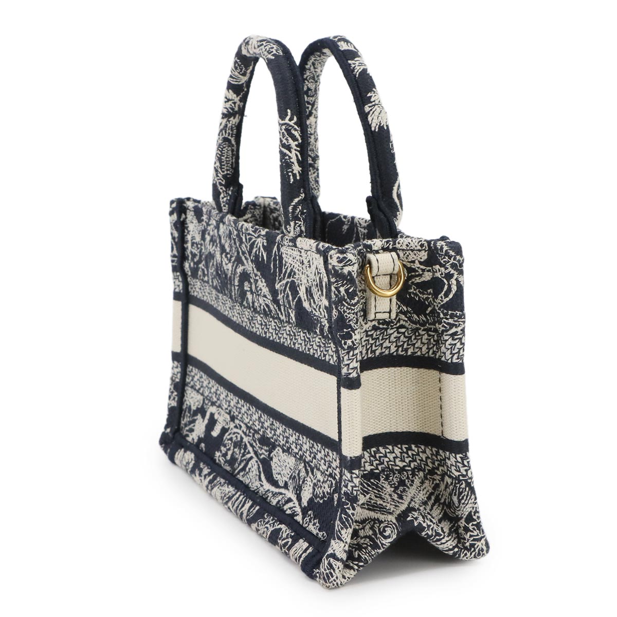 Toile de Jouy Revers Book Tote Mini shoulder Bag