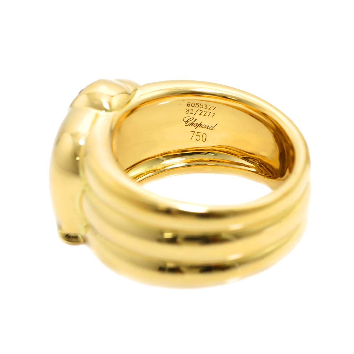 Happy Diamond elephant Ring 18K YG 750 Size6-6.25(US)