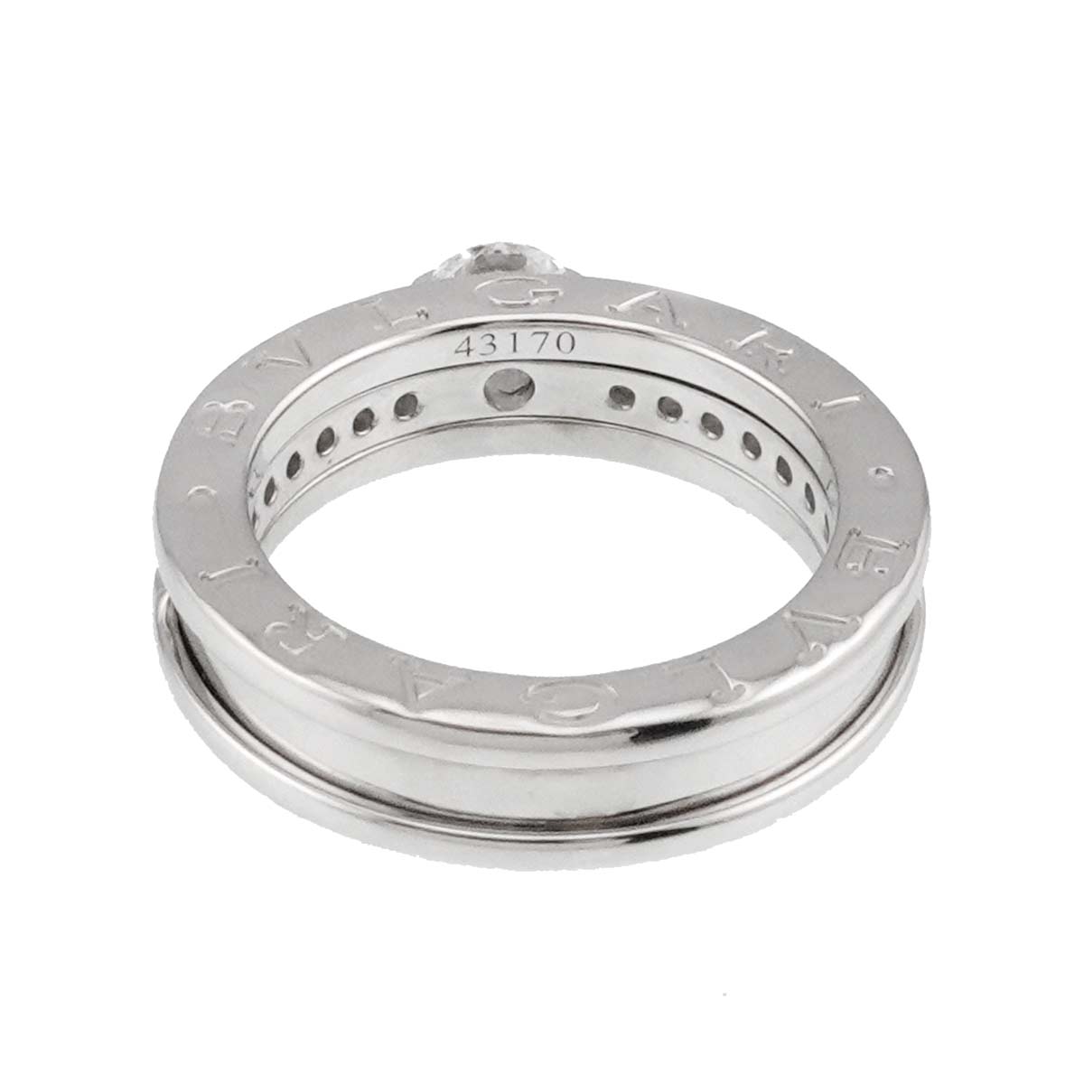 Diamond 0.31ct D/VS1 Ring 18K WG size49 4.75-5(US)