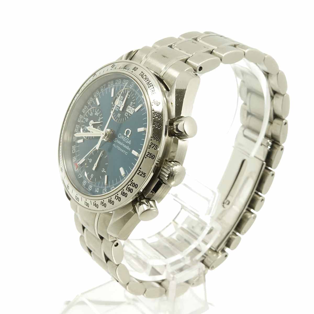 Speedmaster Triple Calendar 3523 80 Automatic Blue Dial Mens