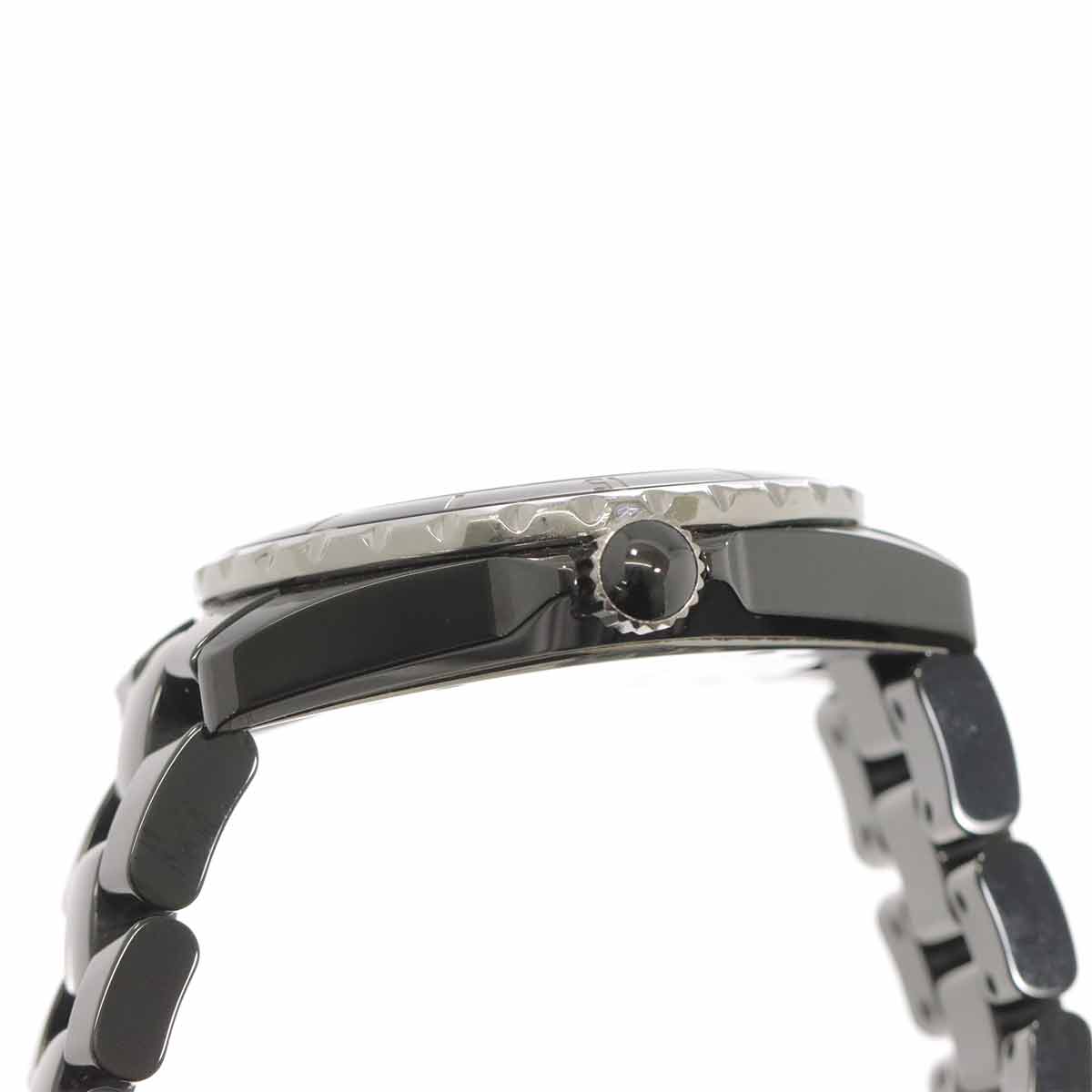 J12 H1626 38mm 12P Diamond Automatic Black Dial Mens Watch