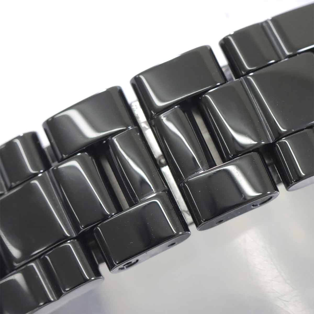 J12 H1626 38mm 12P Diamond Automatic Black Dial Mens Watch