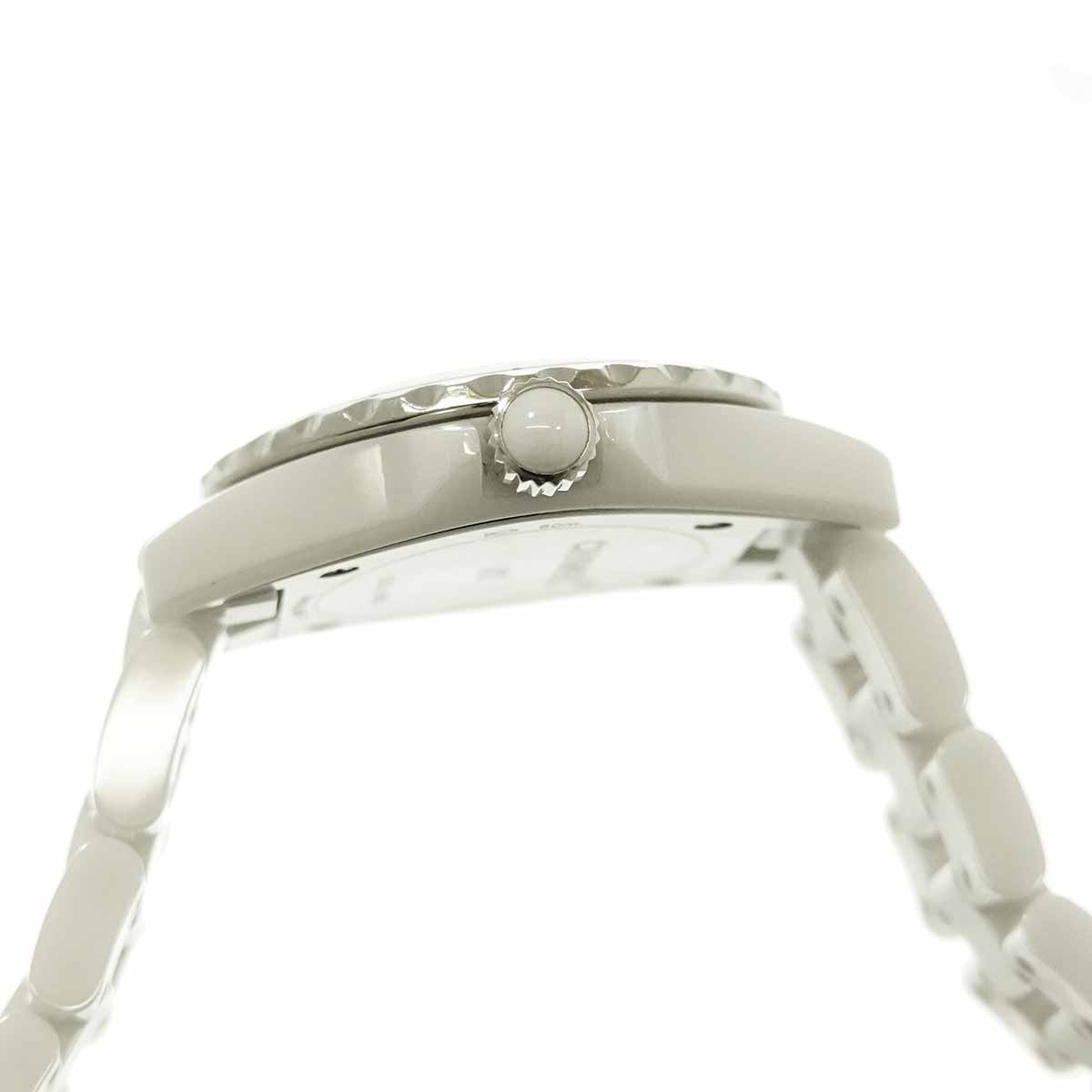 J12 H2570 29mm 8P Diamond Quartz White Shell Dial Ladies Watch