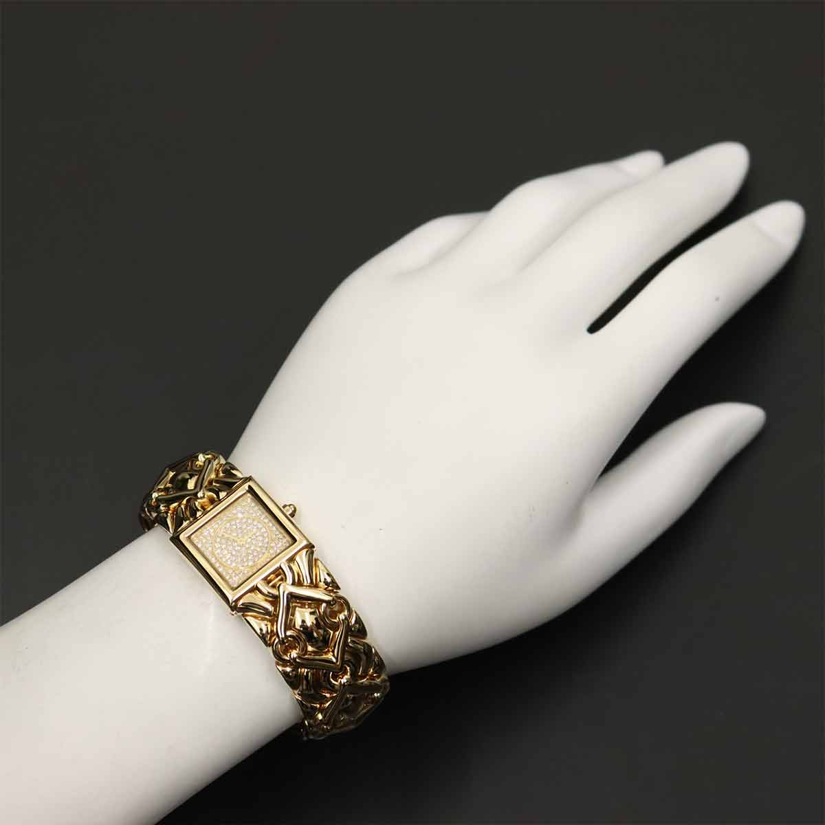 Torika BJ06 750 Yellow Gold Diamond Gold Dial Ledies