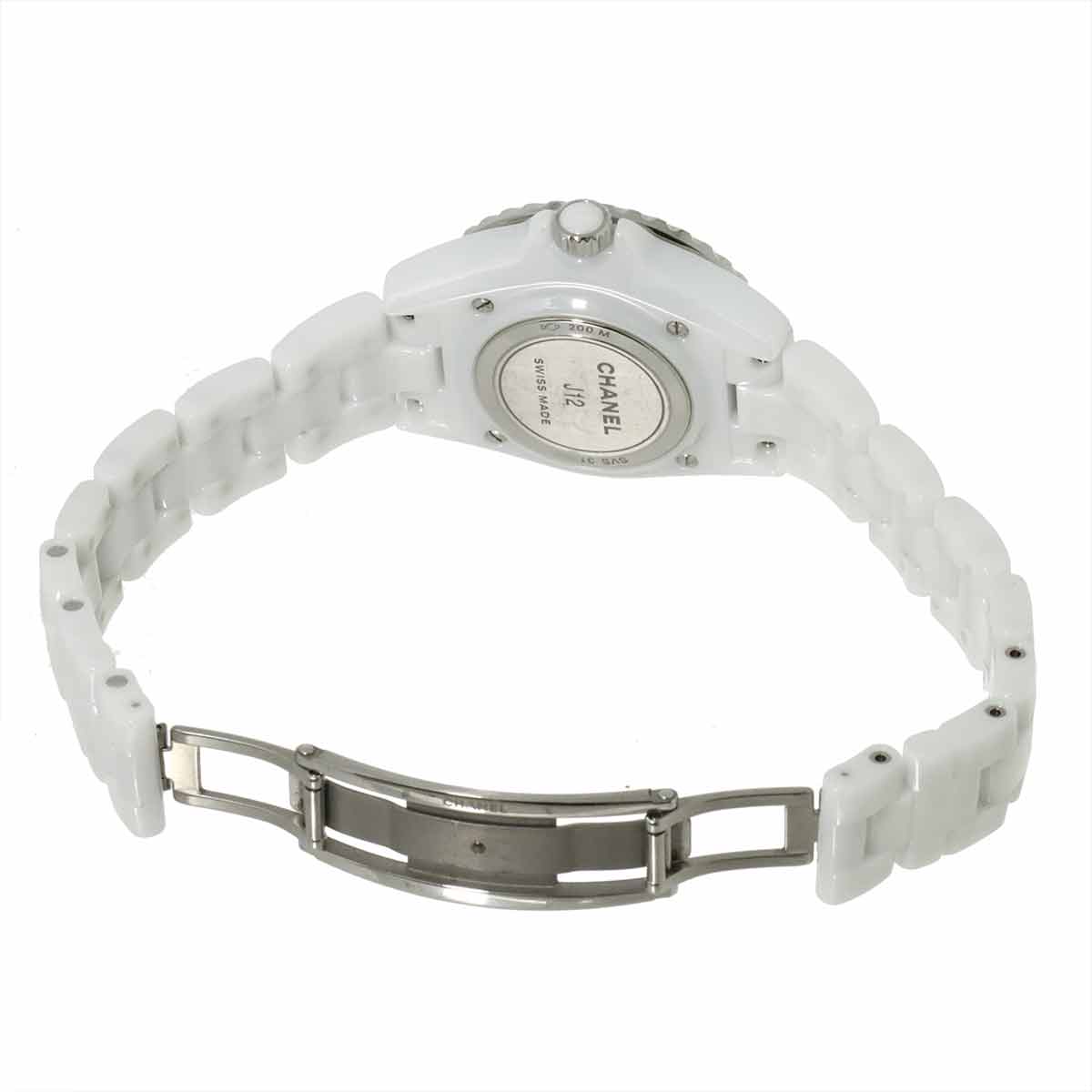 J12 Phantom H6345 Quartz White Dial Ladies Watch