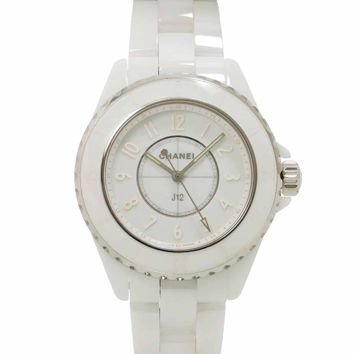J12 Phantom H6345 Quartz White Dial Ladies Watch