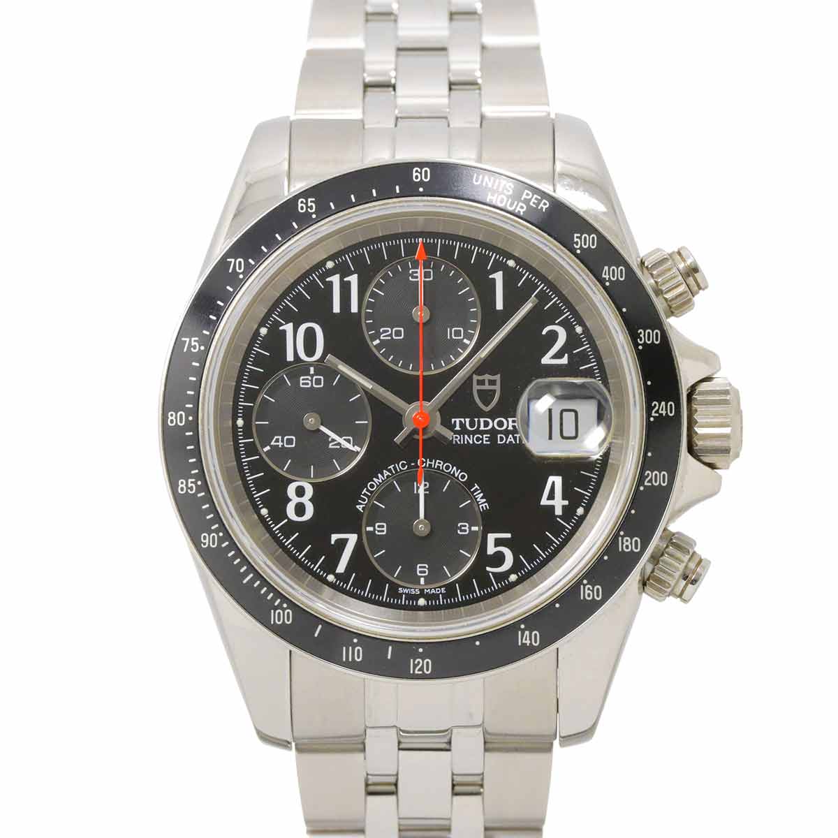 Chrono Time 79260P Chronograph Date Automatic Black Dial