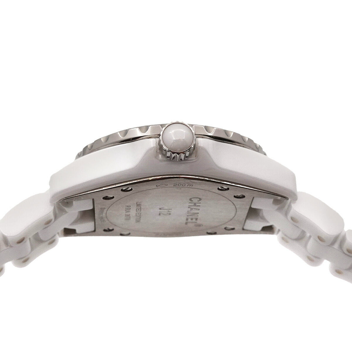 J12 33mm Limited 1200 H4340 Date Quartz White Dial Ladies
