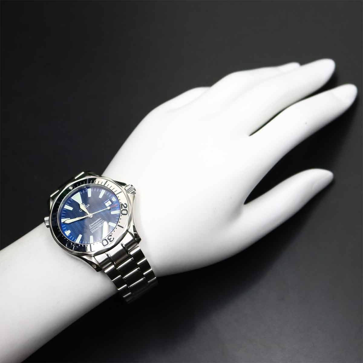 Seamaster Professional 300 2255 80 Mens Watch Date Blue Dial