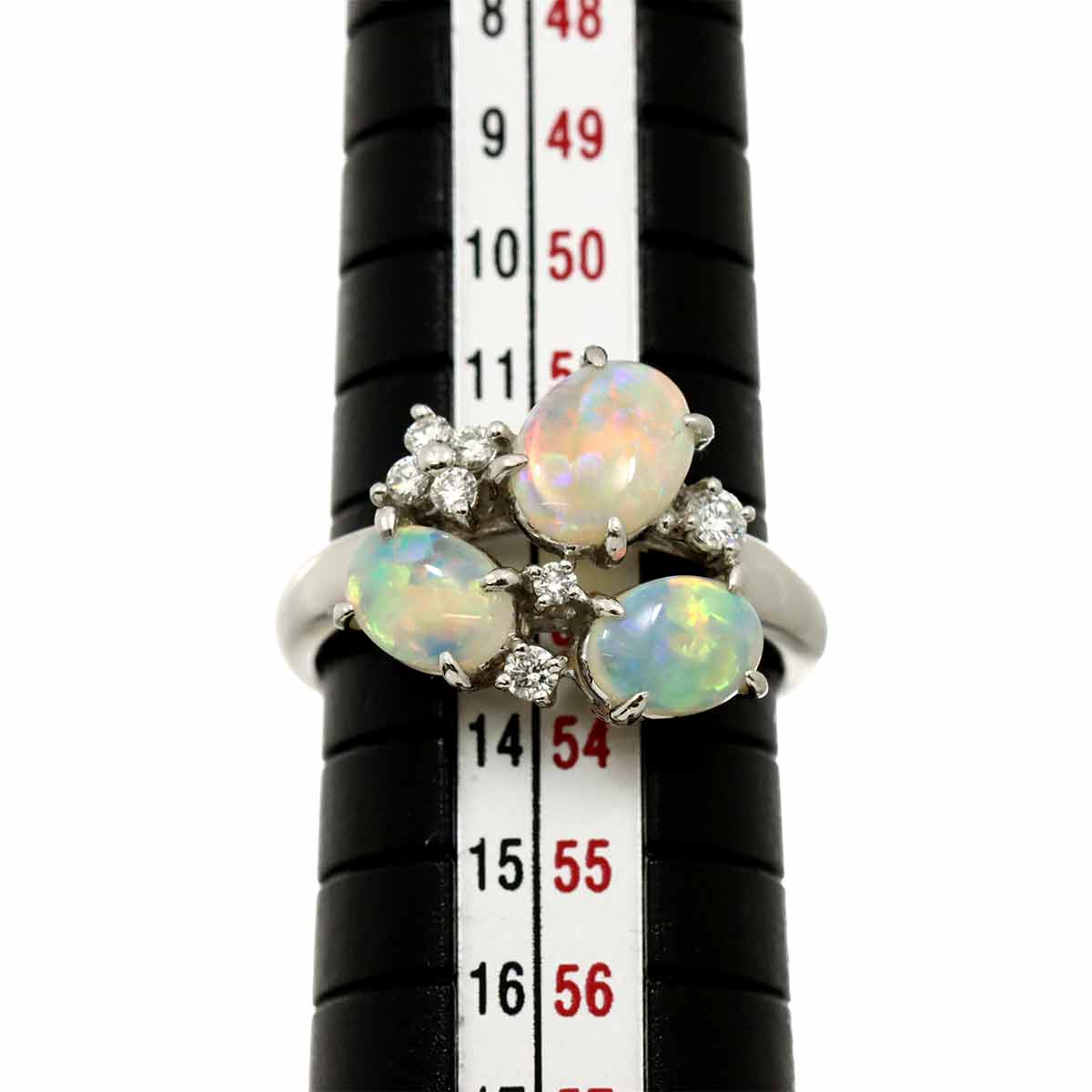 TASAKI Opal Diamond 0.15ct Ring Platinum size6.25-6.5(US)