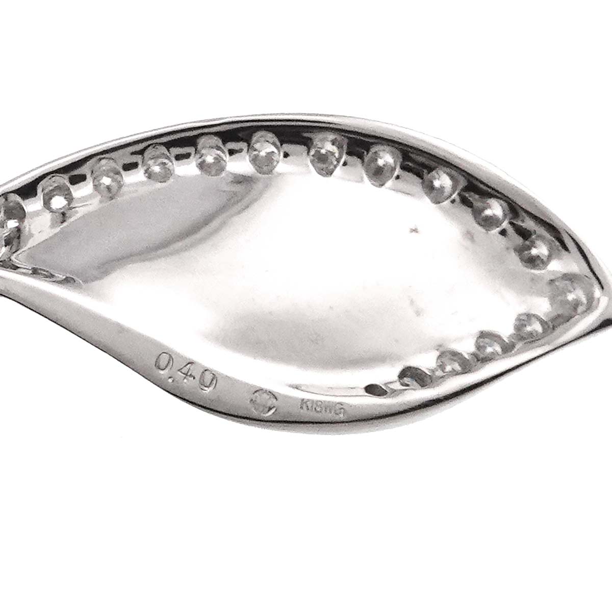 Diamond 0.40ct Necklace 18K WG 750