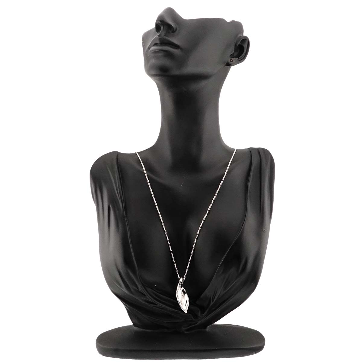 Diamond 0.40ct Necklace 18K WG 750