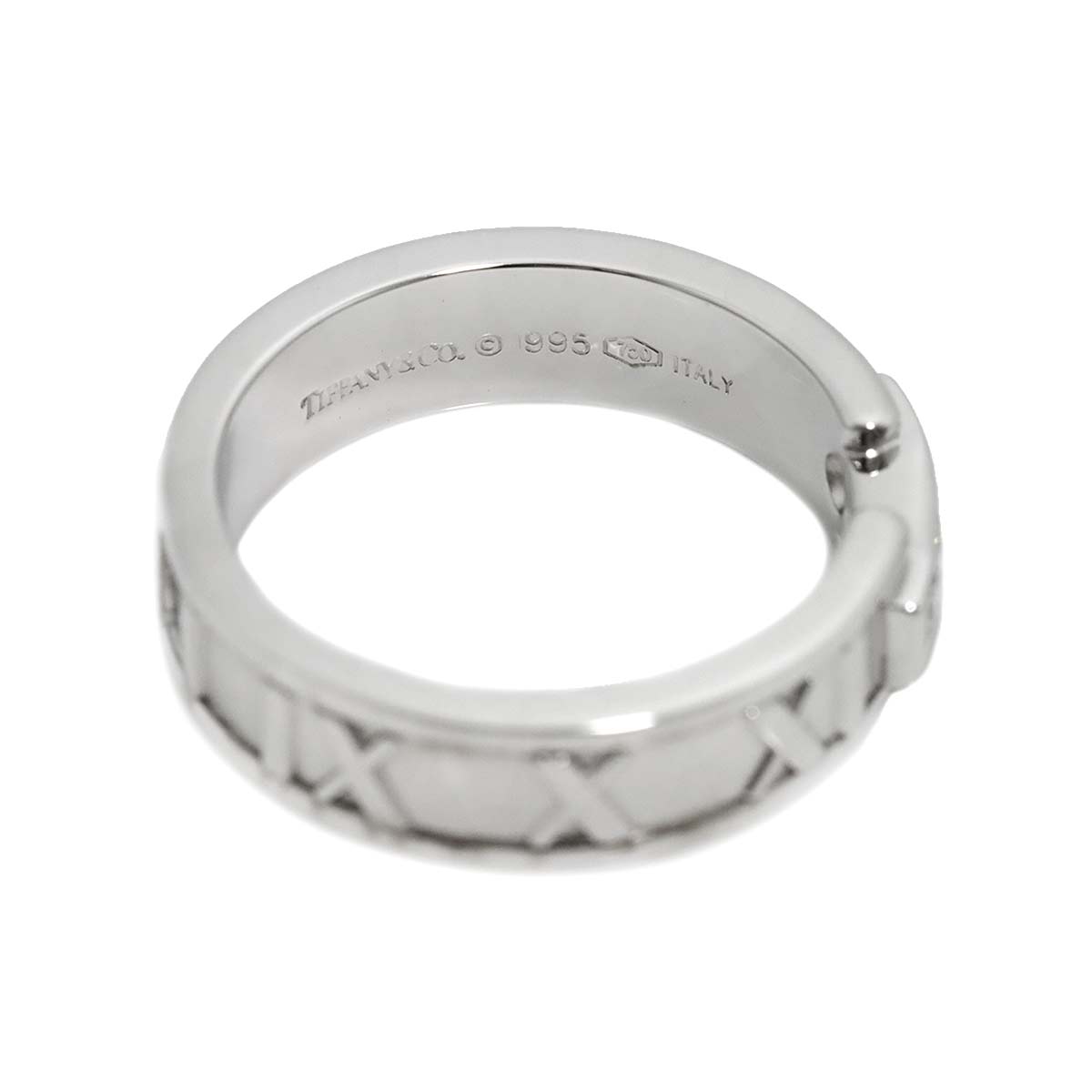 Atlas Diamond Ring 18K White Gold 750 size6.25-6.5(US)