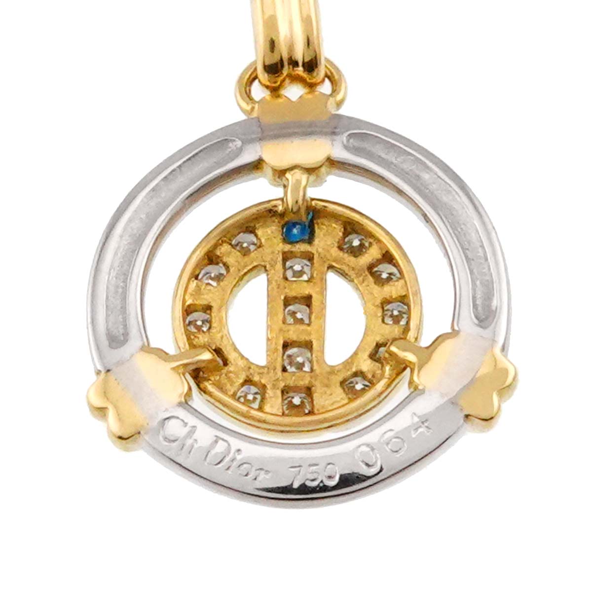 Diamond Necklace 18K YG WG 750