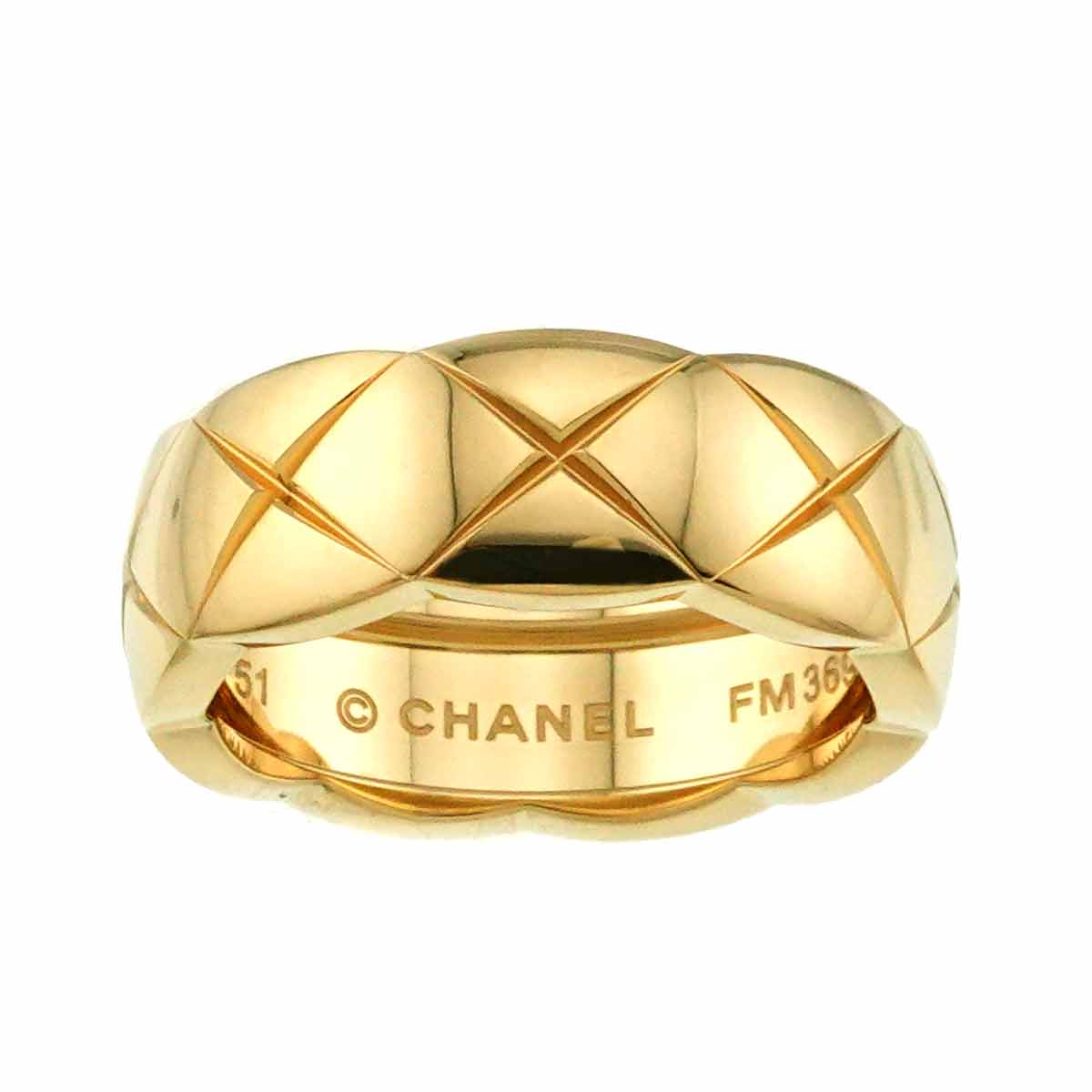 Coco Crush Ring MM 18K Yellow Gold 750 Size51 5.5-5.75(US)