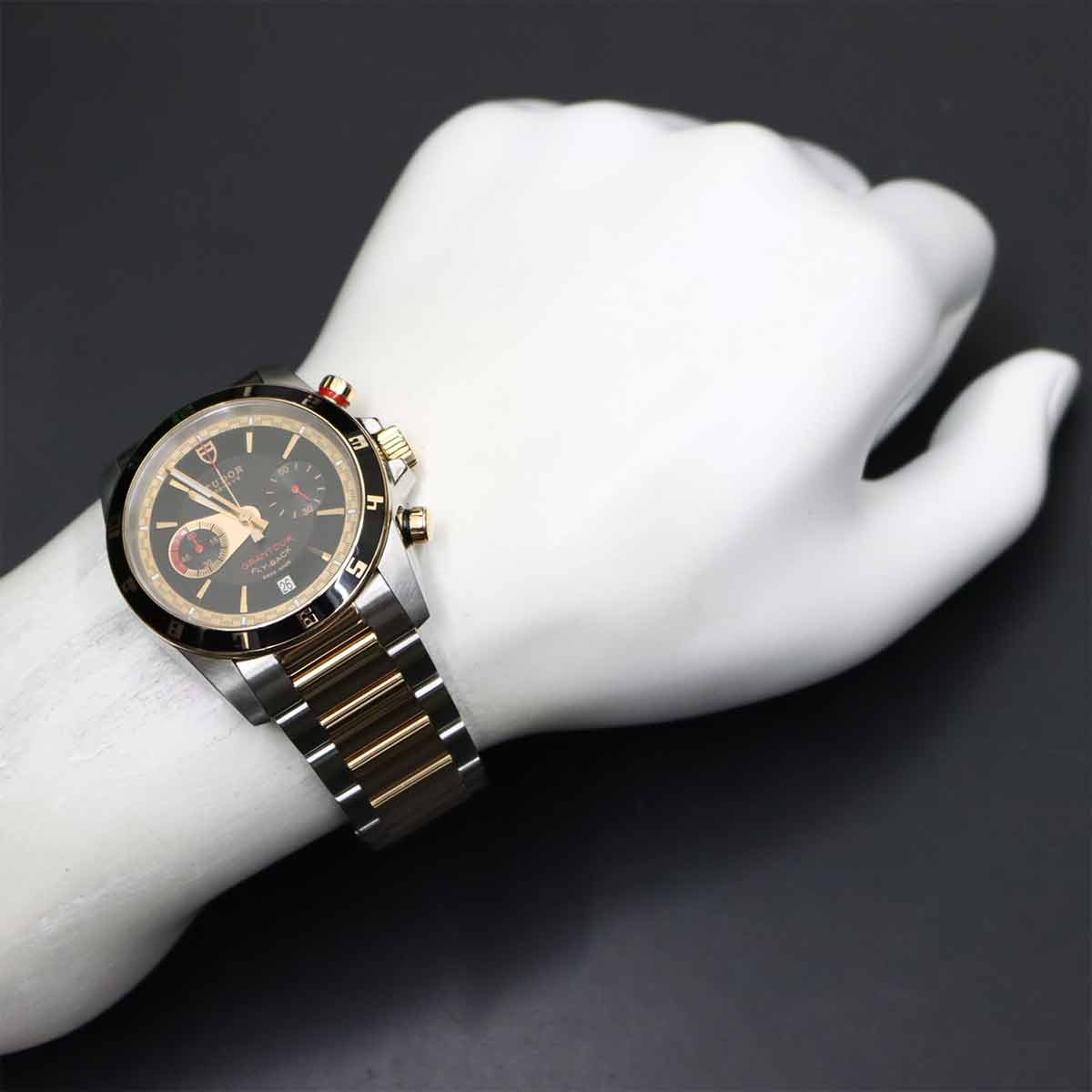 Grantour Chrono Flyback 20551N Automatic Black Dial Mens