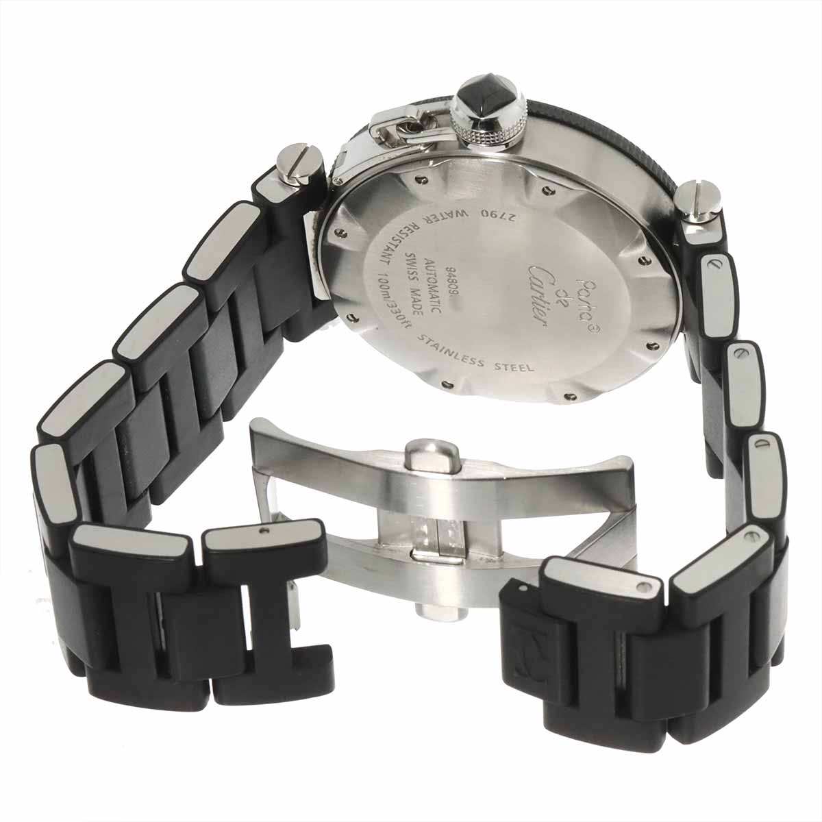 Pasha Seatimer W31077U2 Automatic Date Black Dial Mens Watch