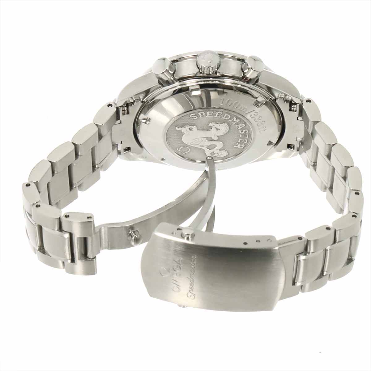 Speedmaster Date 3210.51 Chronograph Black Silver Dial Mens