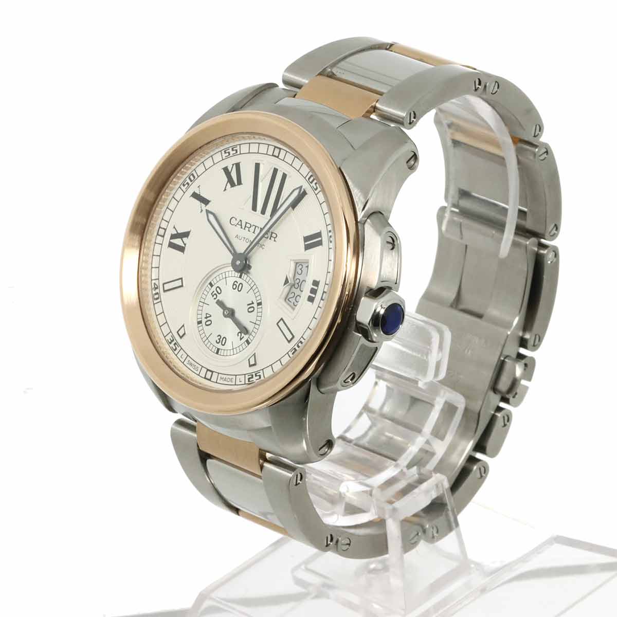 Calibre de Cartier Automatic 750 PG Date Mens Watch