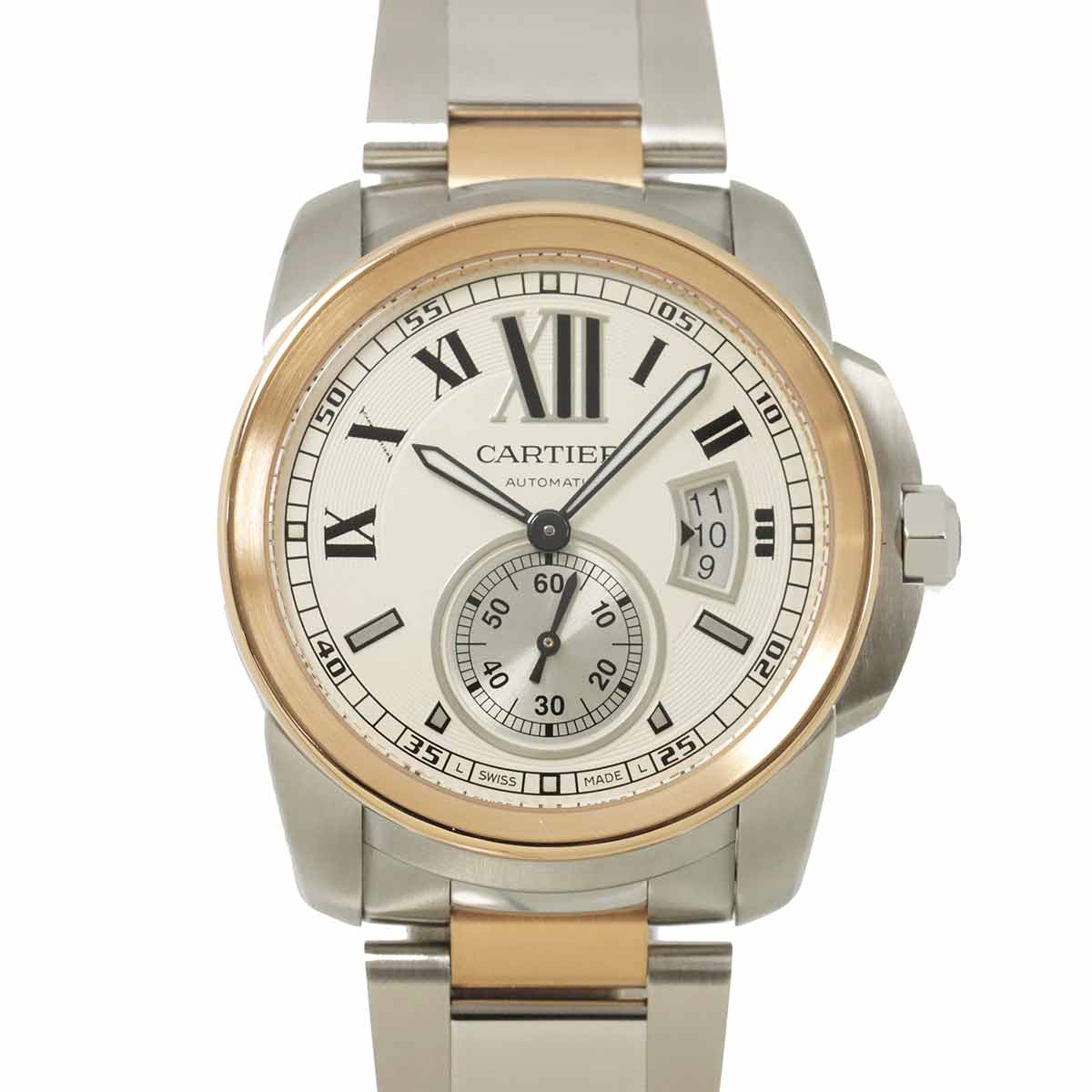 Calibre de Cartier Automatic 750 PG Date Mens Watch