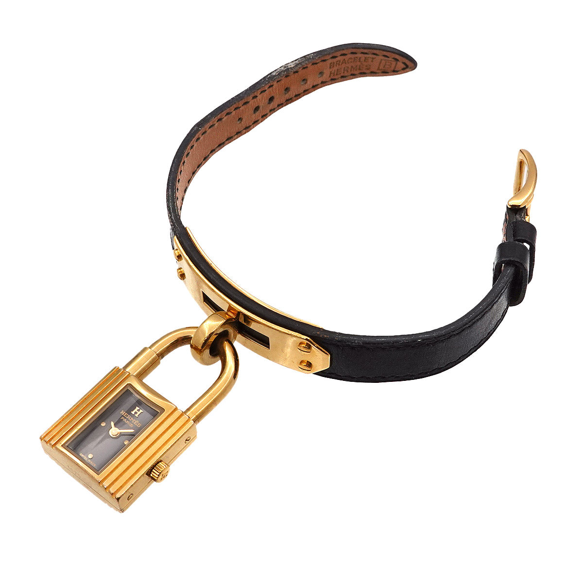 KELLY Watch Quartz Black Dial Leather Ladies Watch