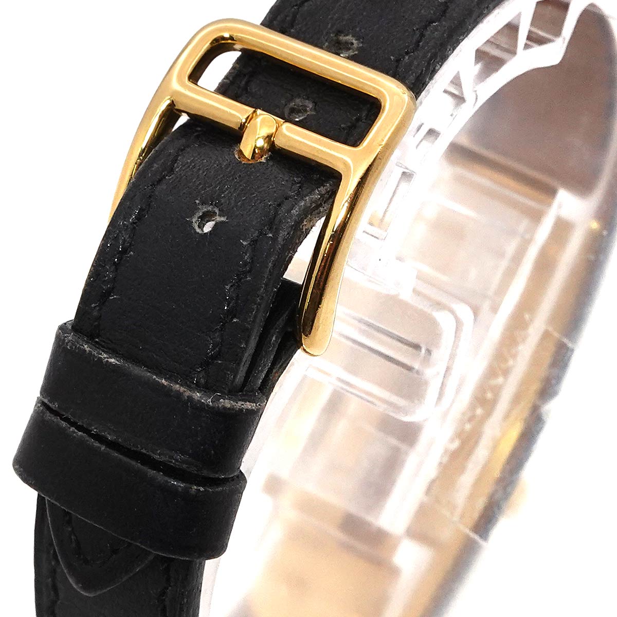 KELLY Watch Quartz Black Dial Leather Ladies Watch